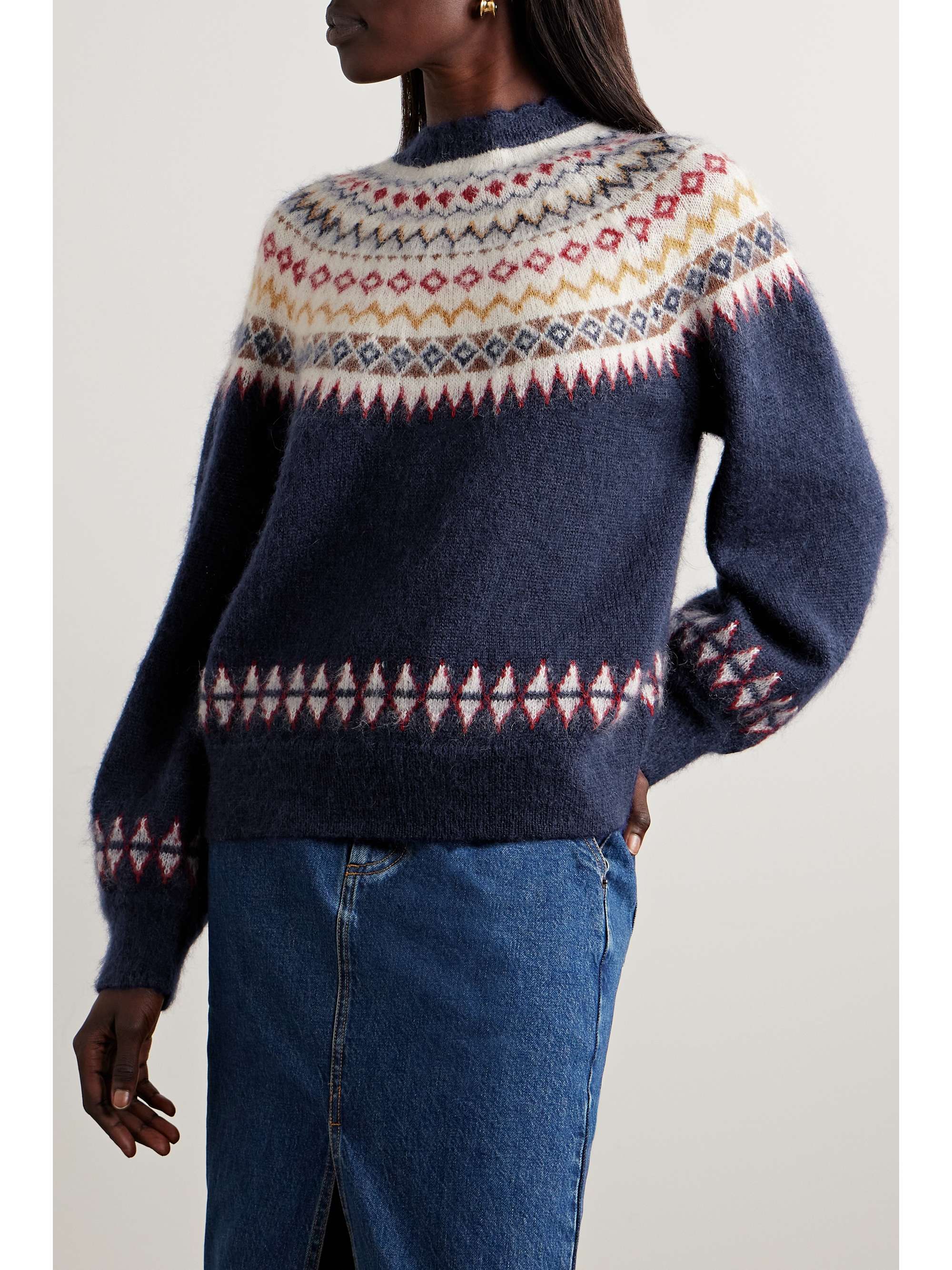 Harvest Fair Isle knitted sweater view