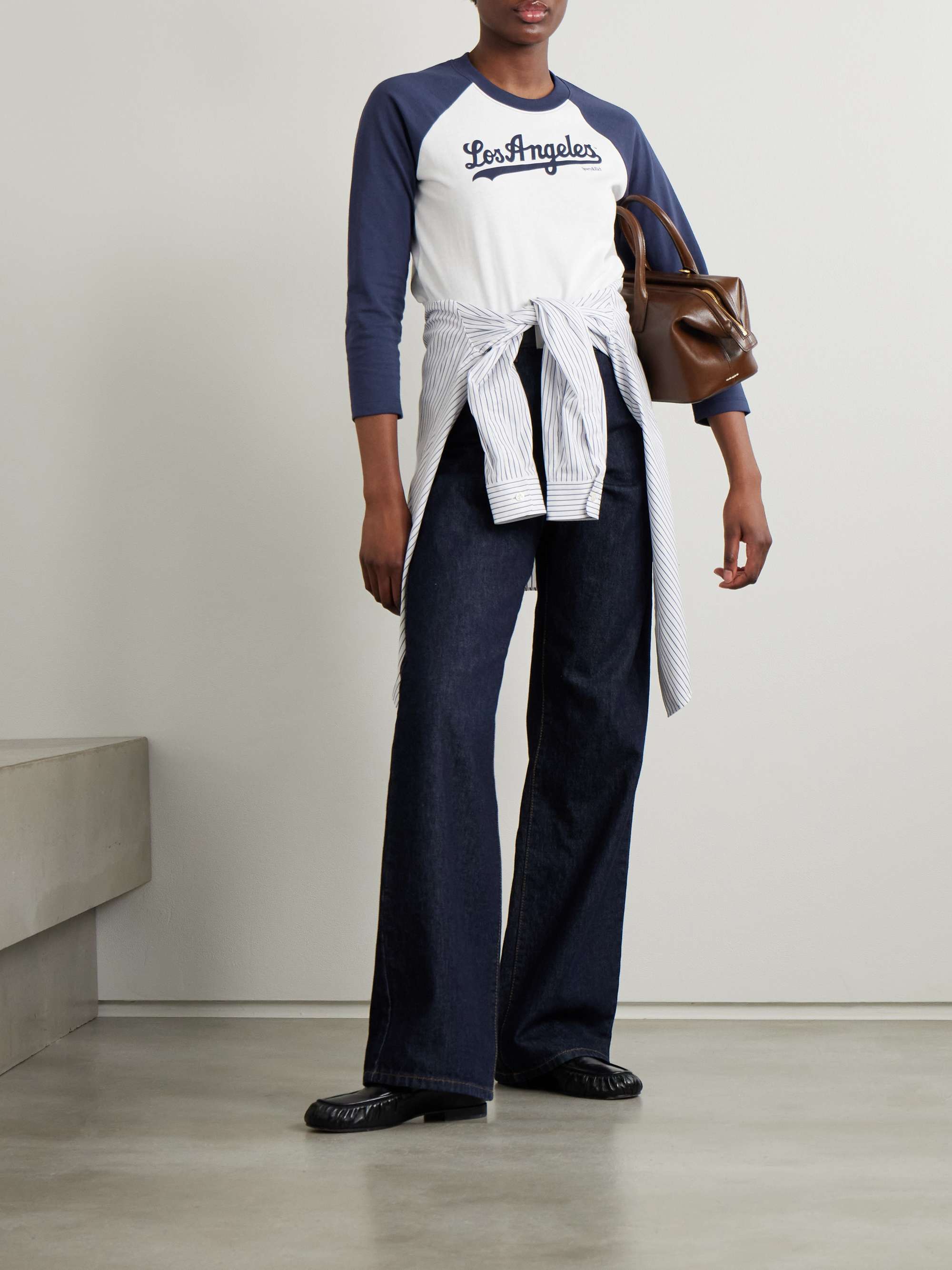 + LA Dodgers printed cotton-jersey T-shirt view