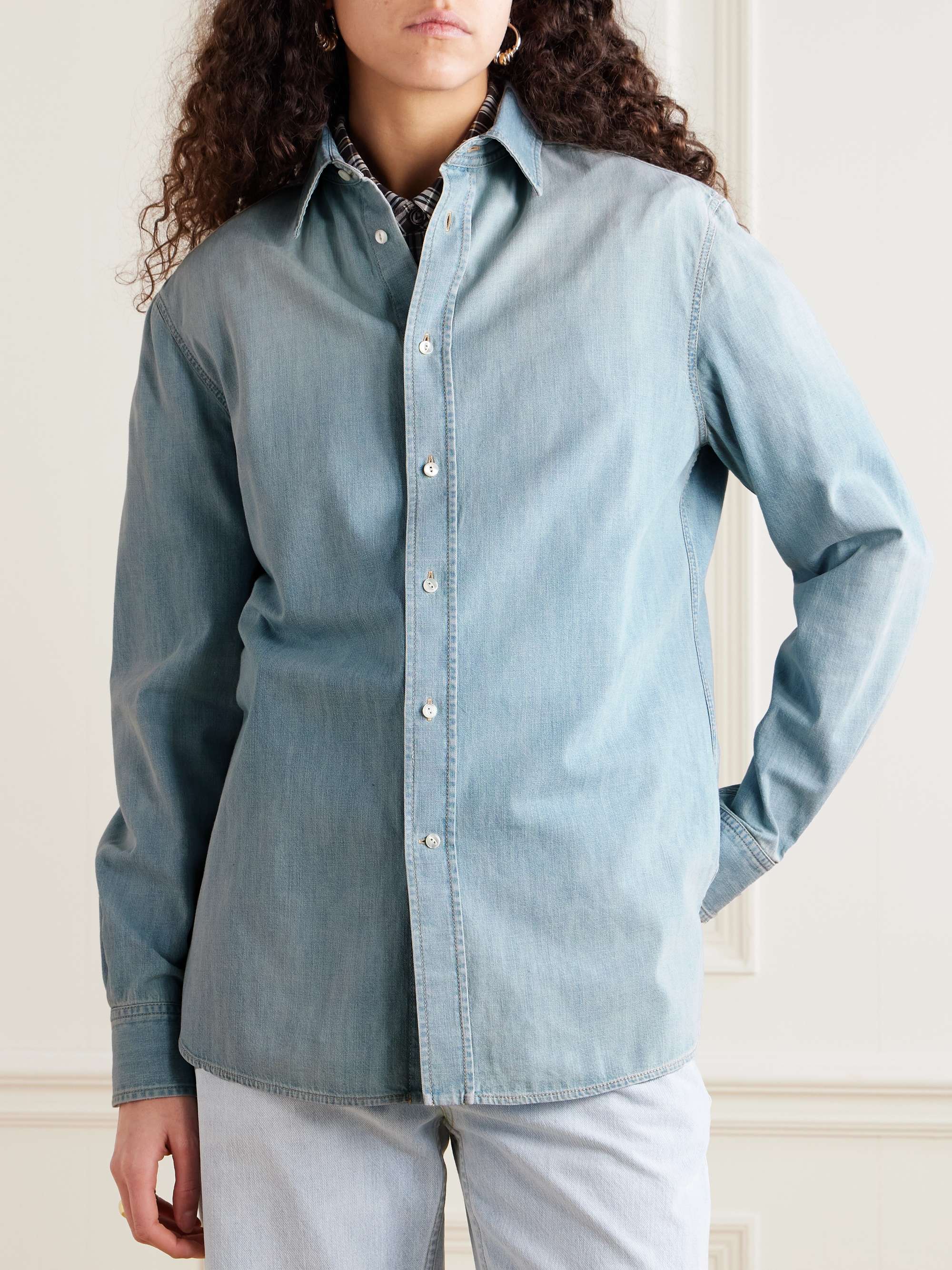 Adrien cotton-chambray shirt view