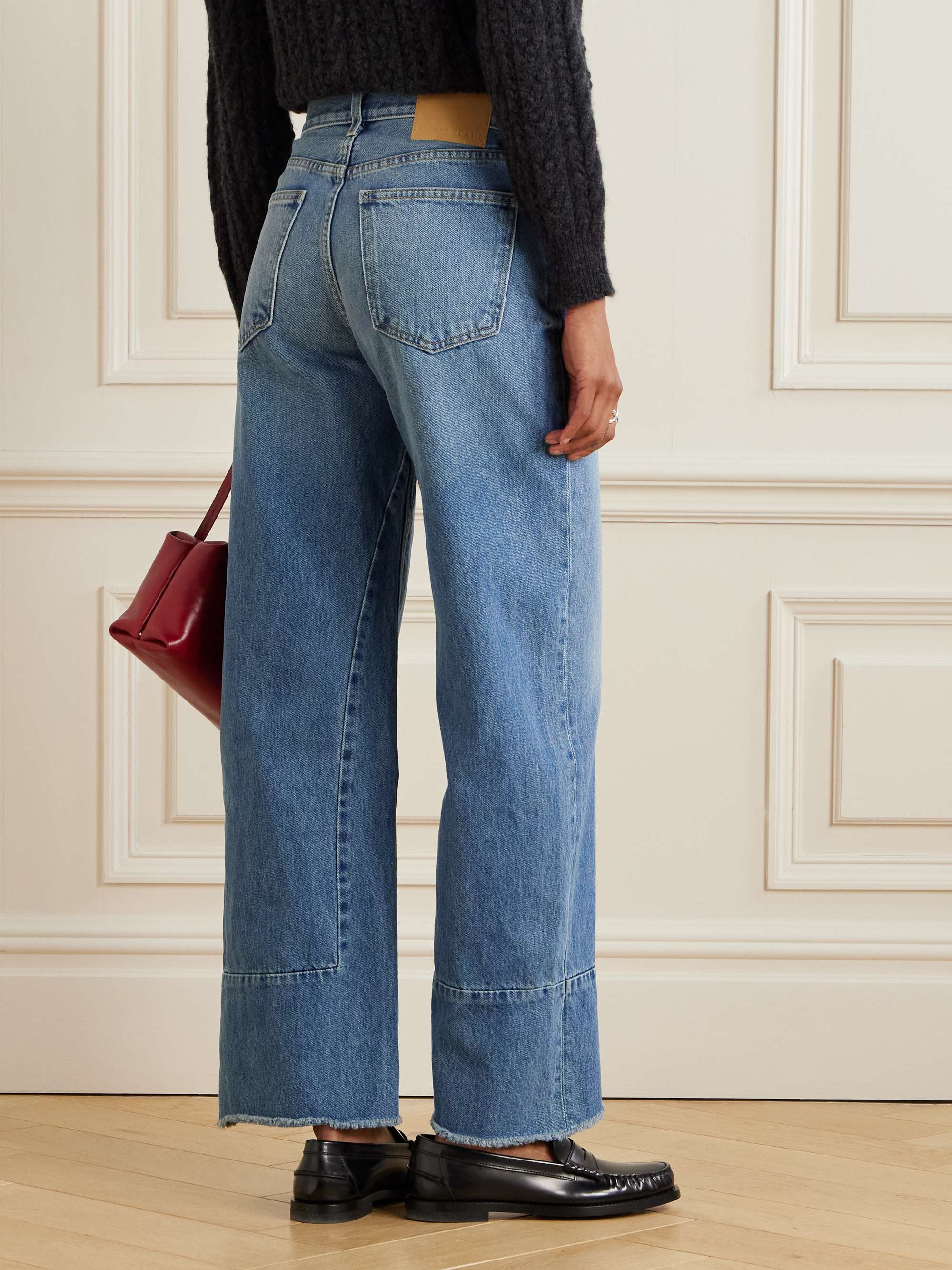Marcel mid-rise straight-leg jeans view