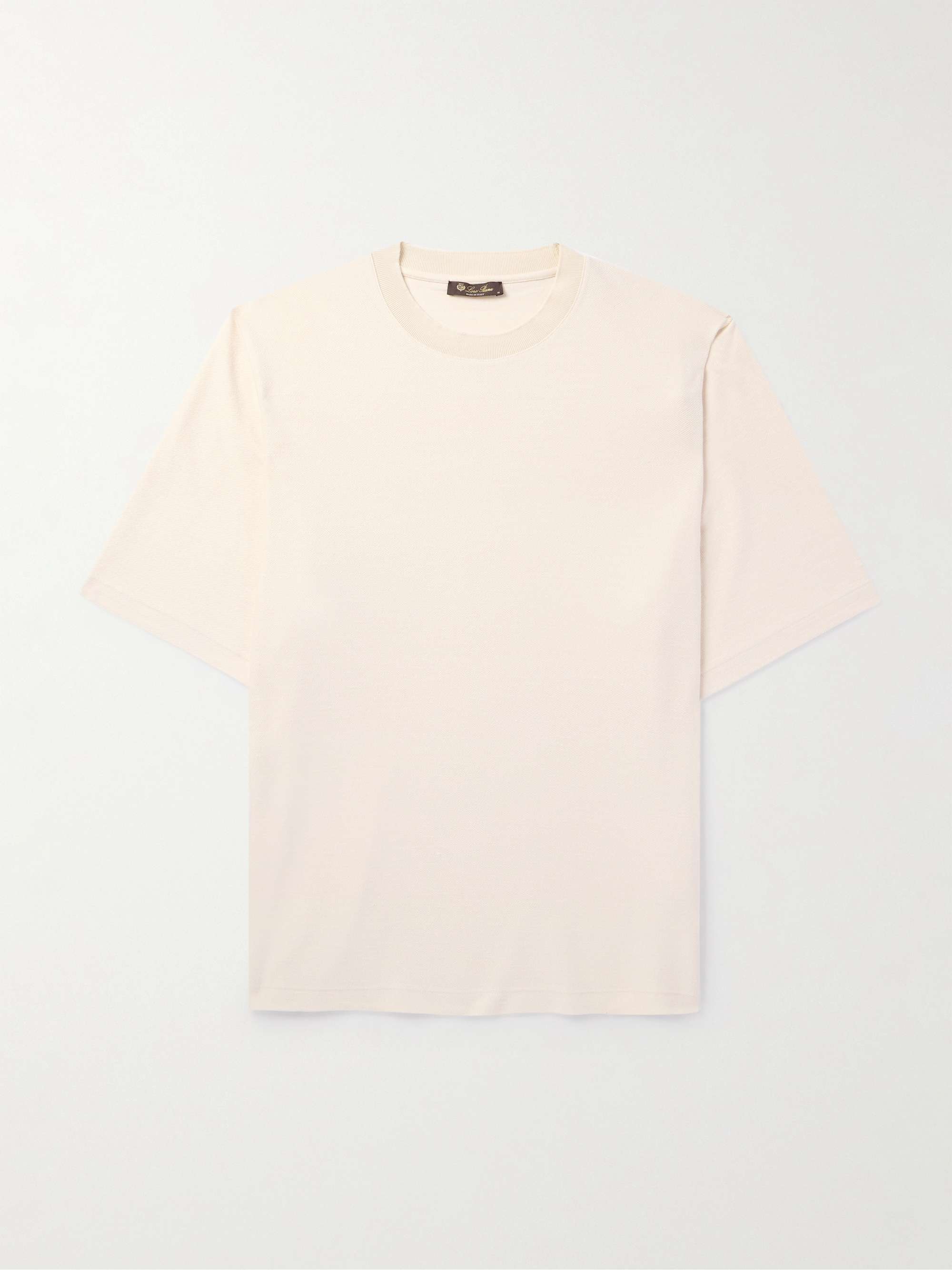 Quarna Silk-Blend Twill T-Shirt view