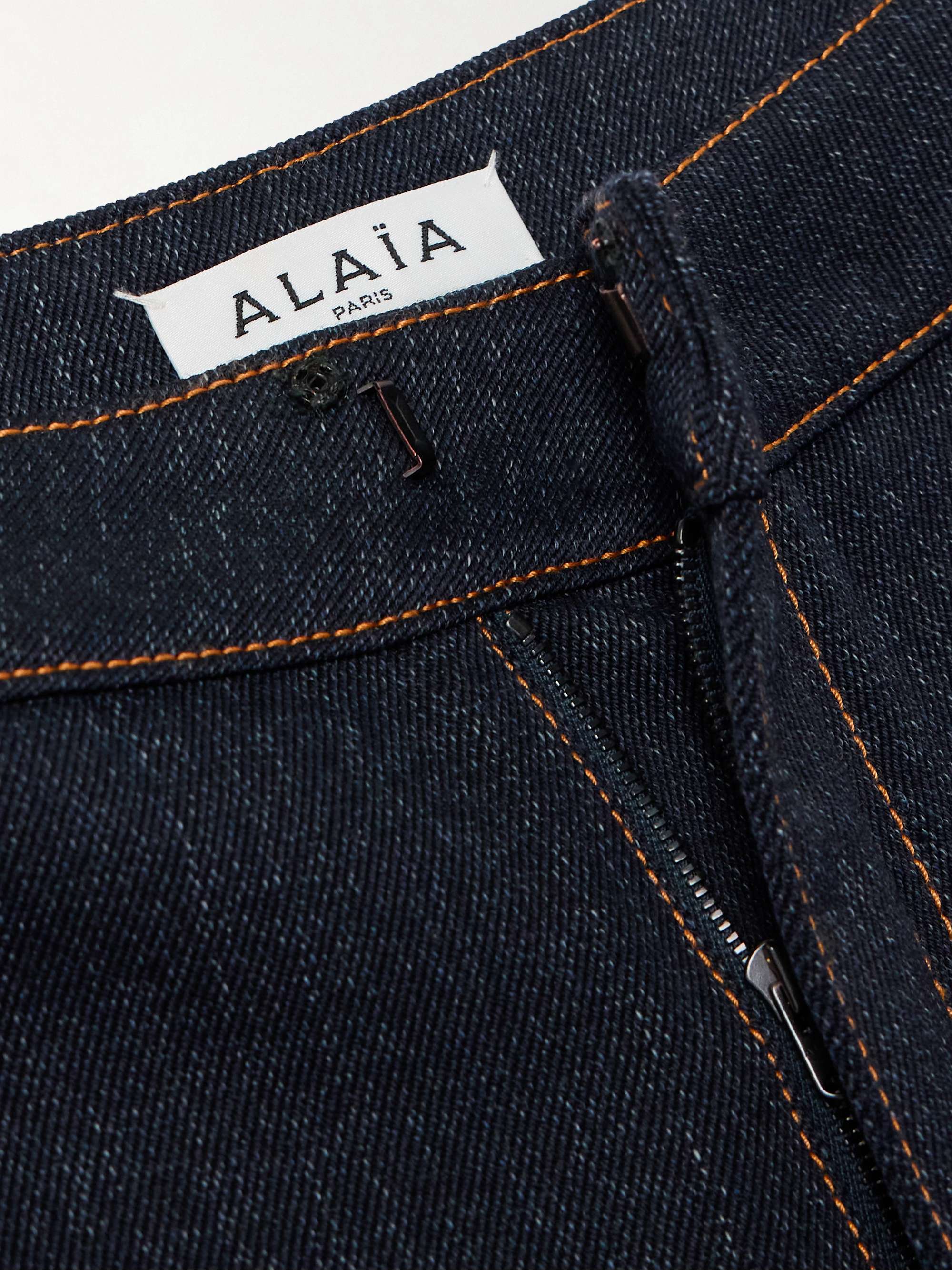 Layered low-rise wide-leg jeans view