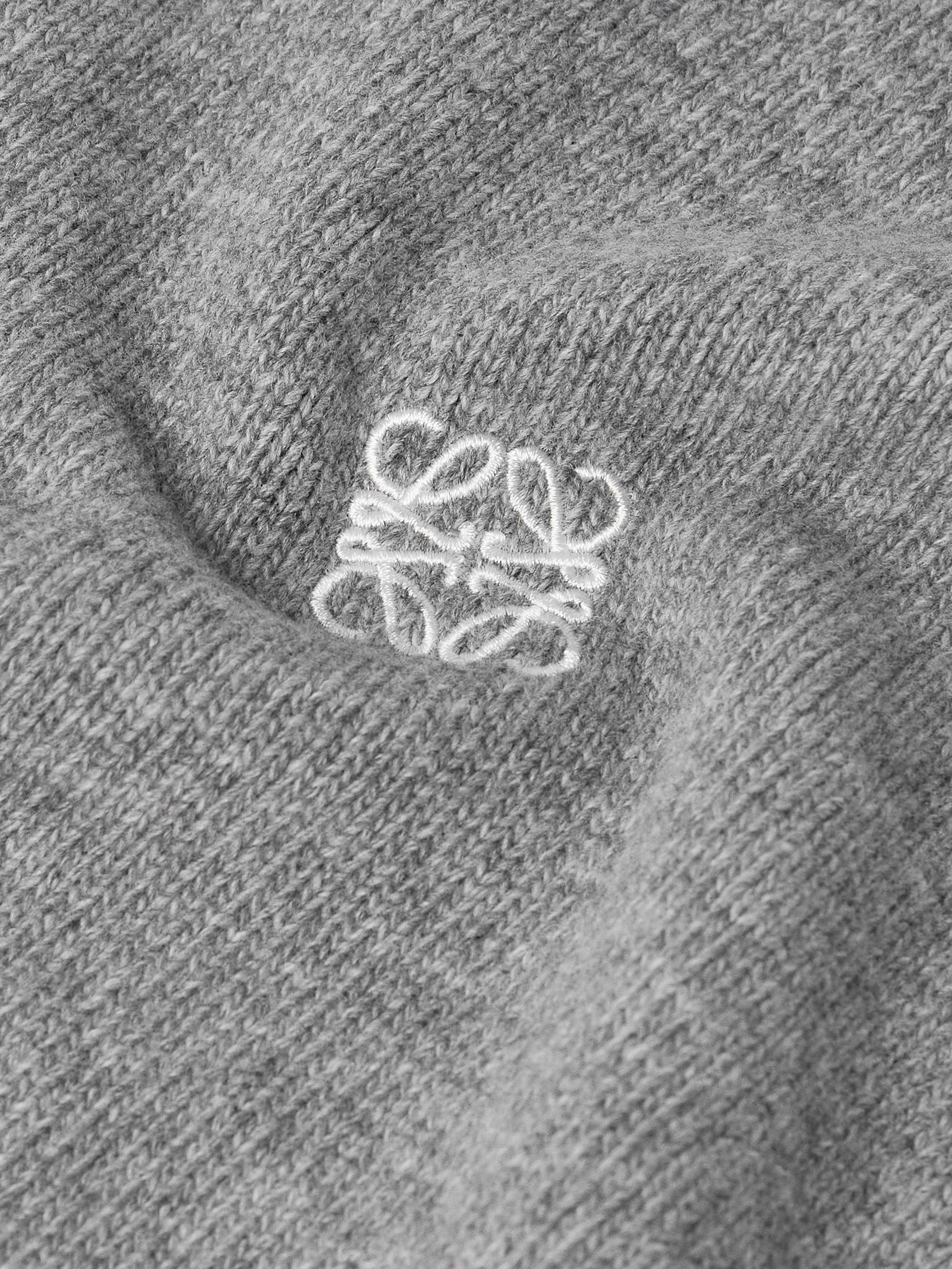 Anagram Logo-Embroidered Wool Sweater view