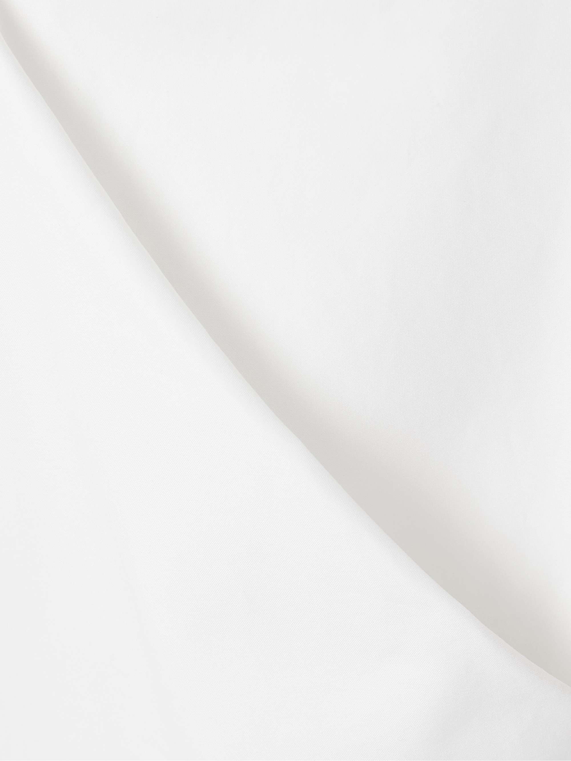Kenith draped cotton-poplin gown view