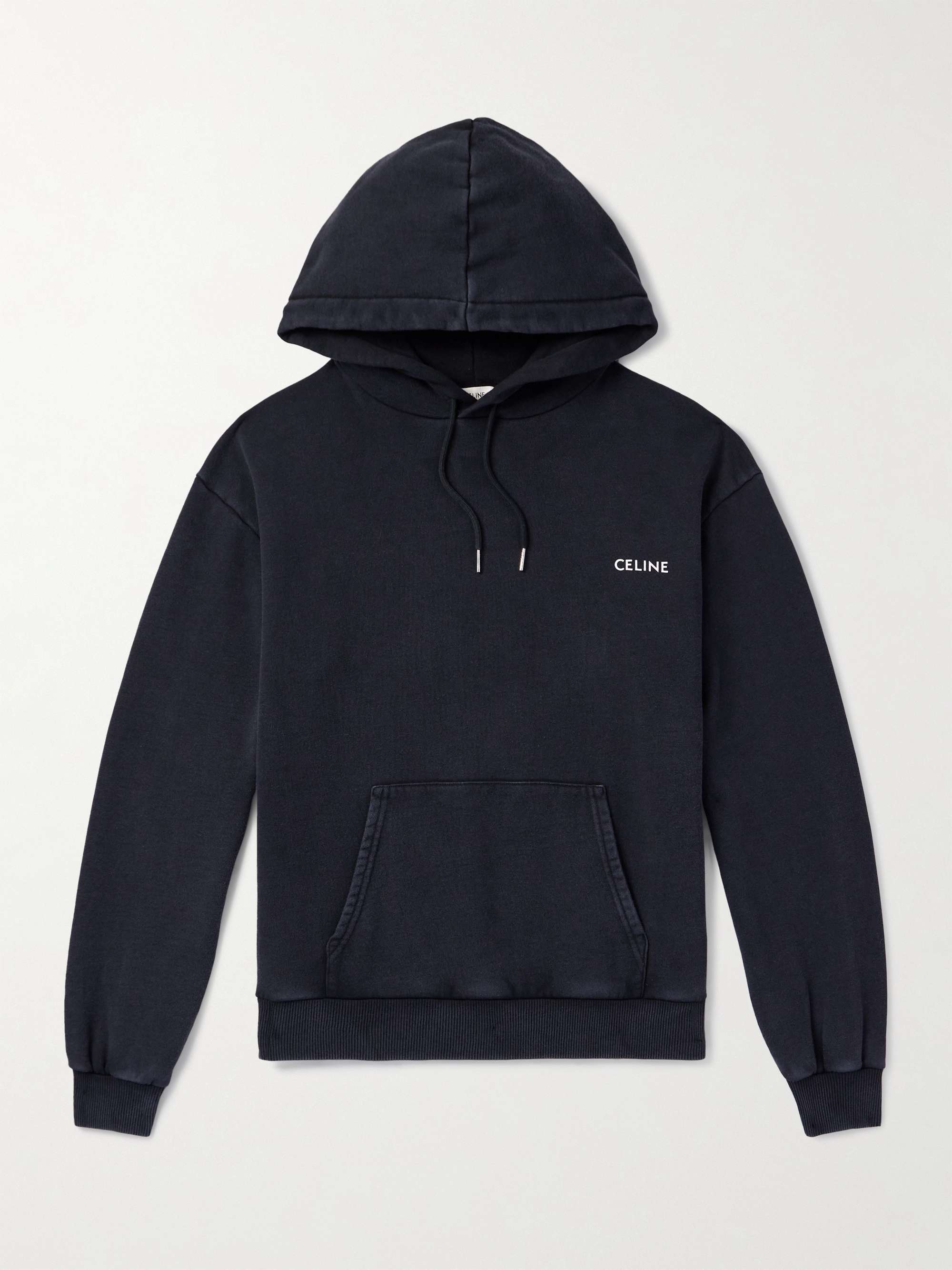 Logo-Print Cotton-Jersey Hoodie view