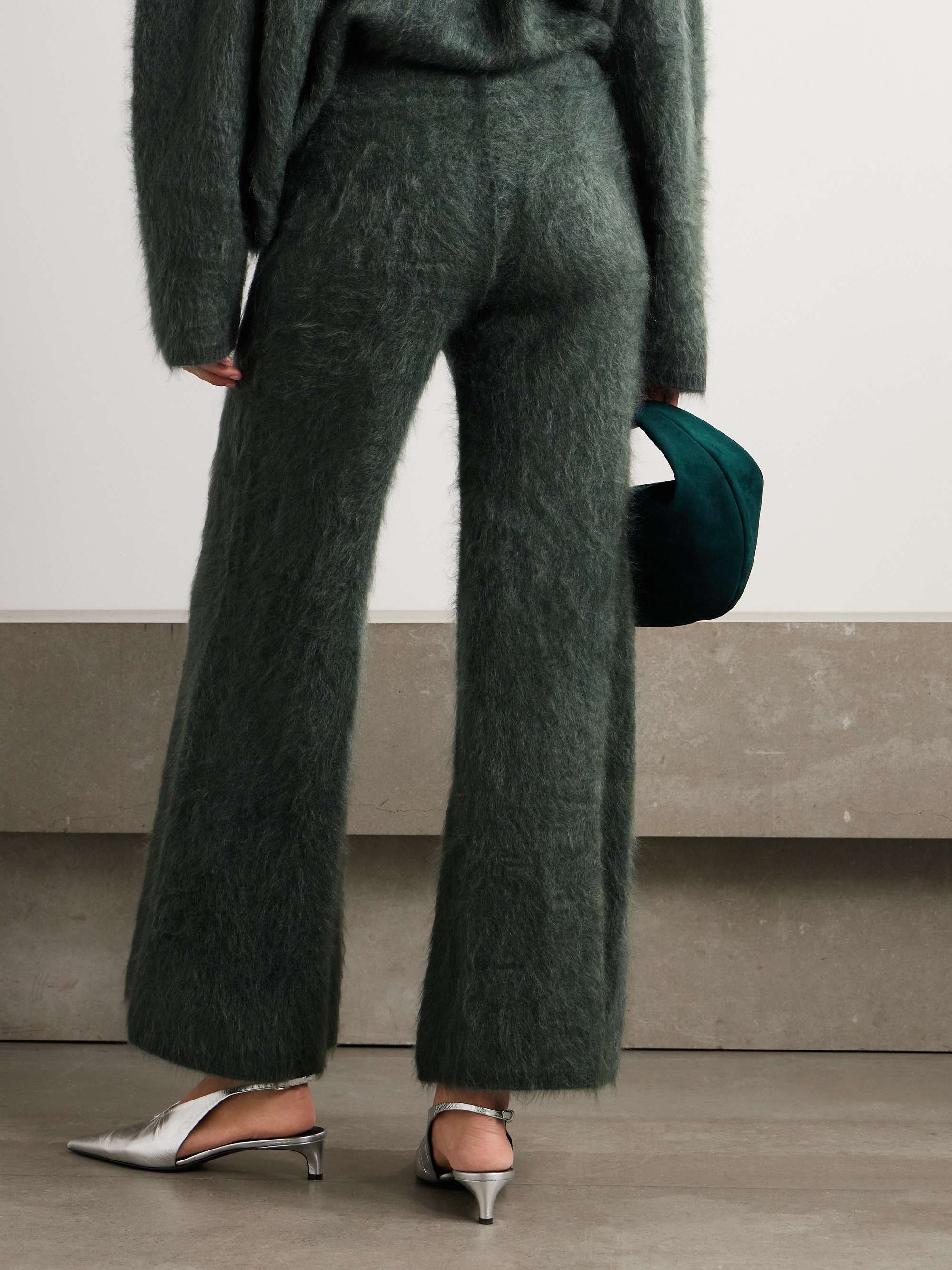 Ellery brushed cashmere flared pants view
