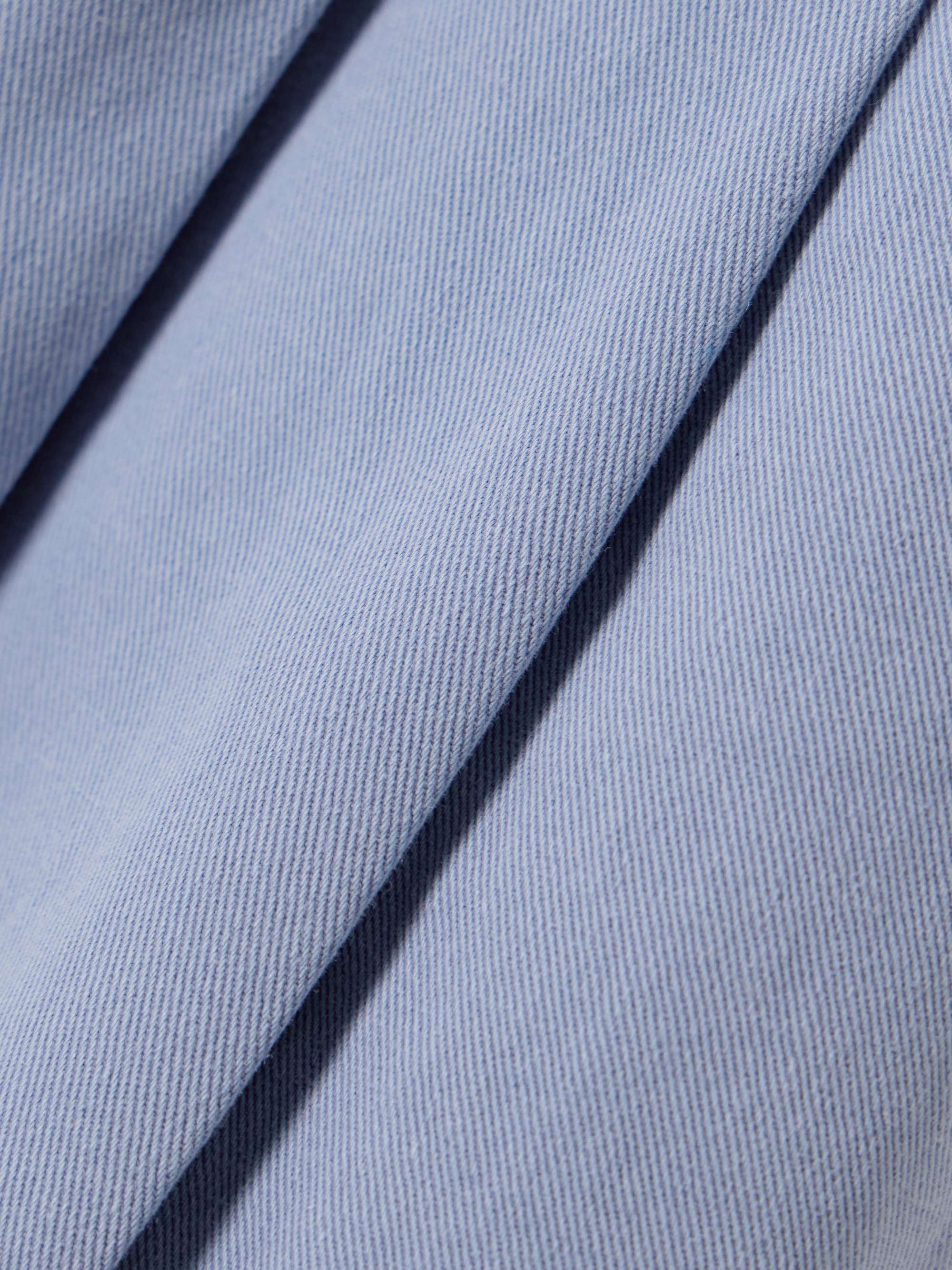 Martin pleated cotton-twill barrel-leg pants view