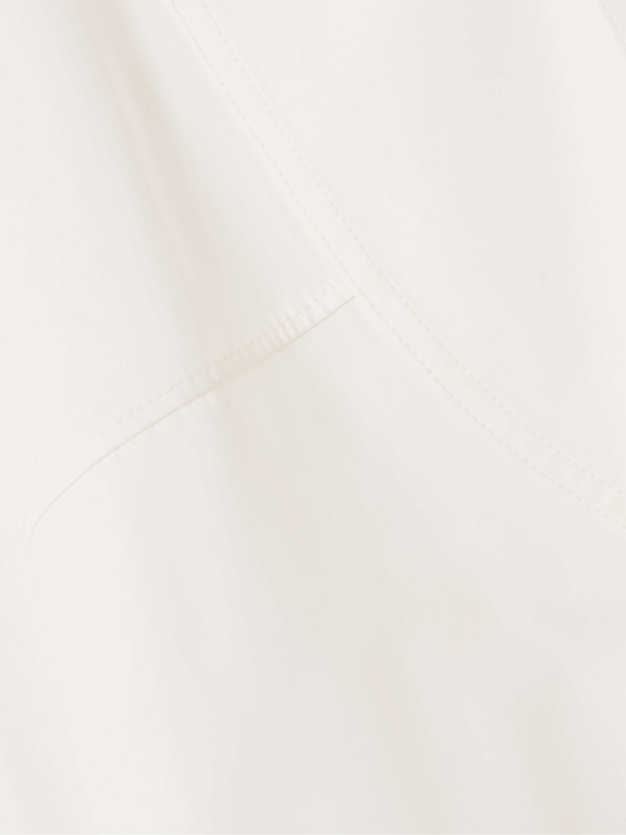 Paneled cotton-blend shirt view