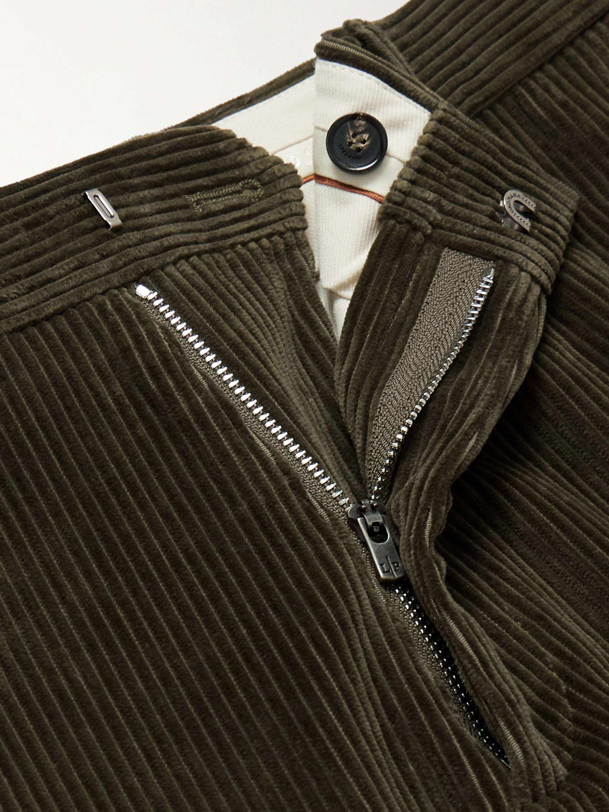 Jarno Straight-Leg Cotton-Corduroy Trousers view