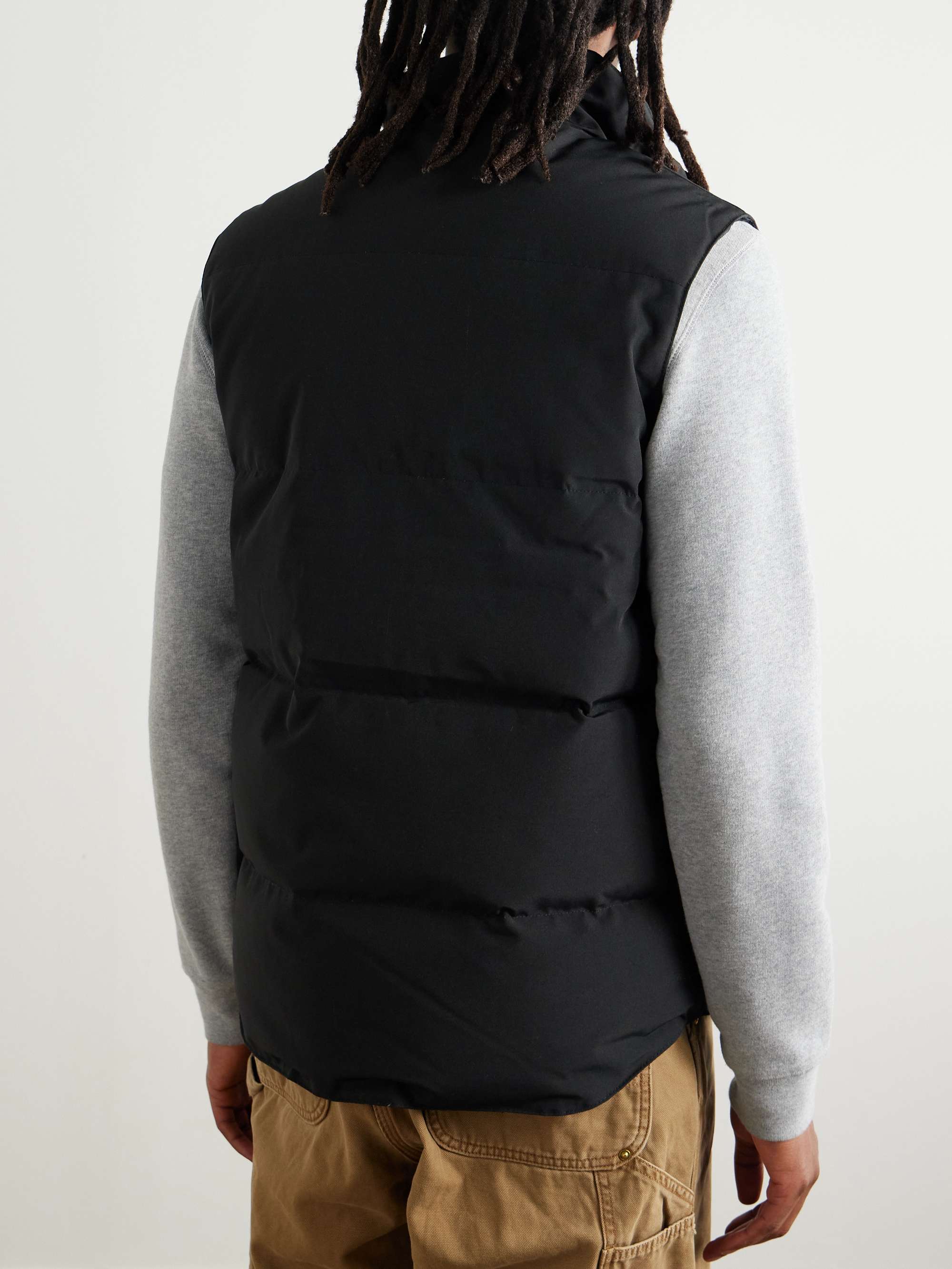 Black Label Garson Quilted Shell Down Gilet view