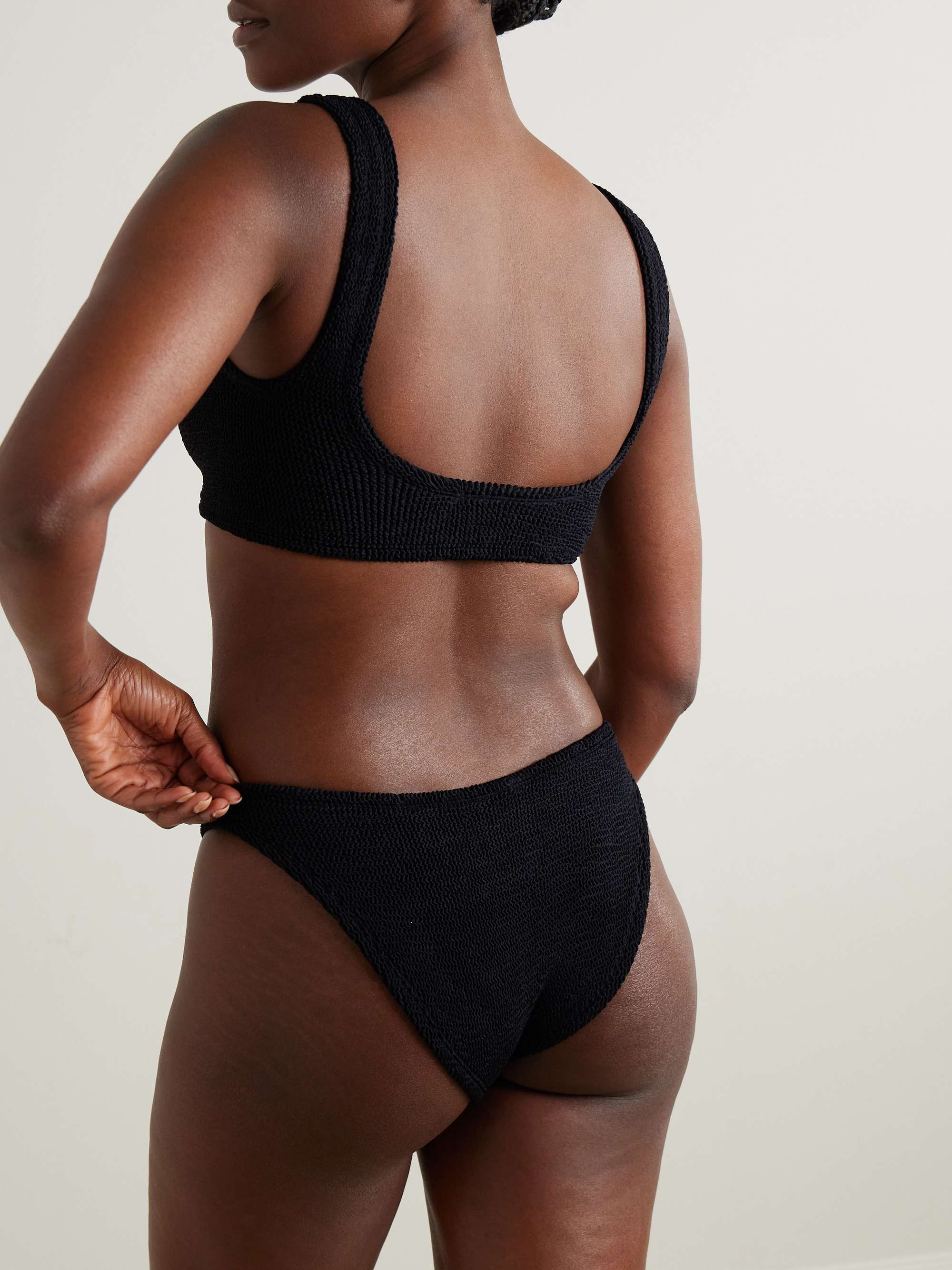 + NET SUSTAIN Xandra seersucker bikini view