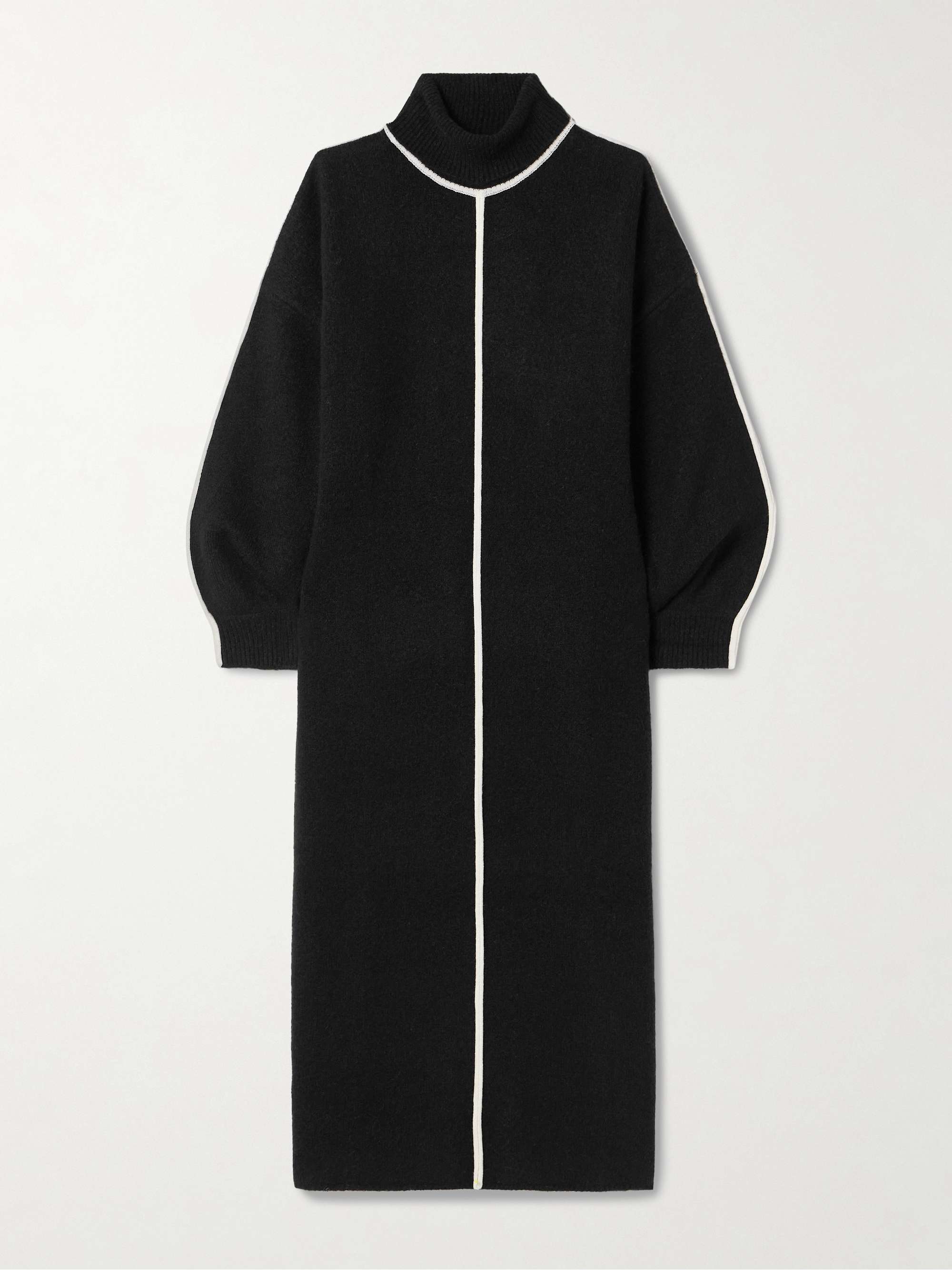 Apres knitted turtleneck midi dress view