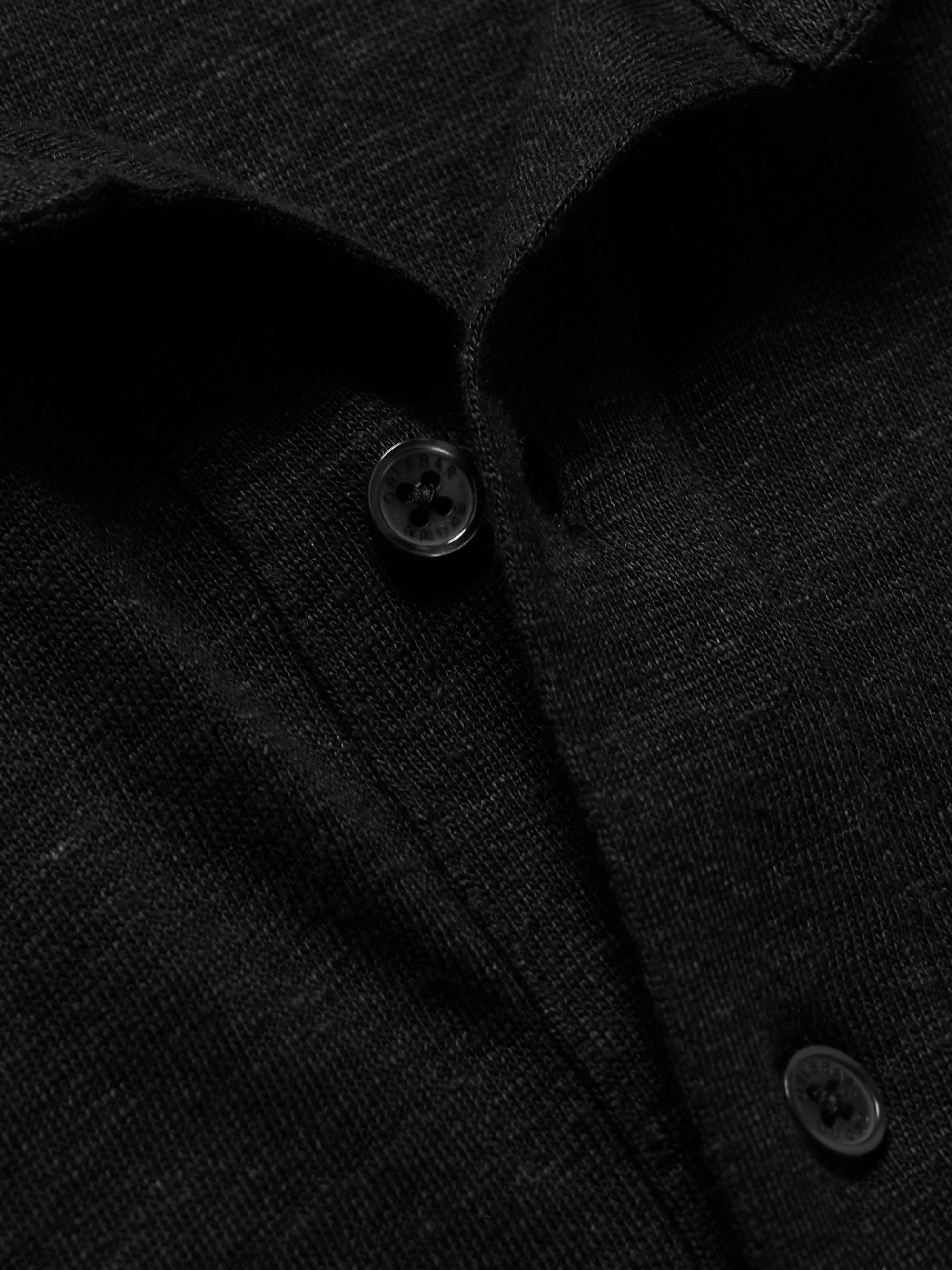 Sebastian Slim-Fit Linen-Jersey Polo Shirt view