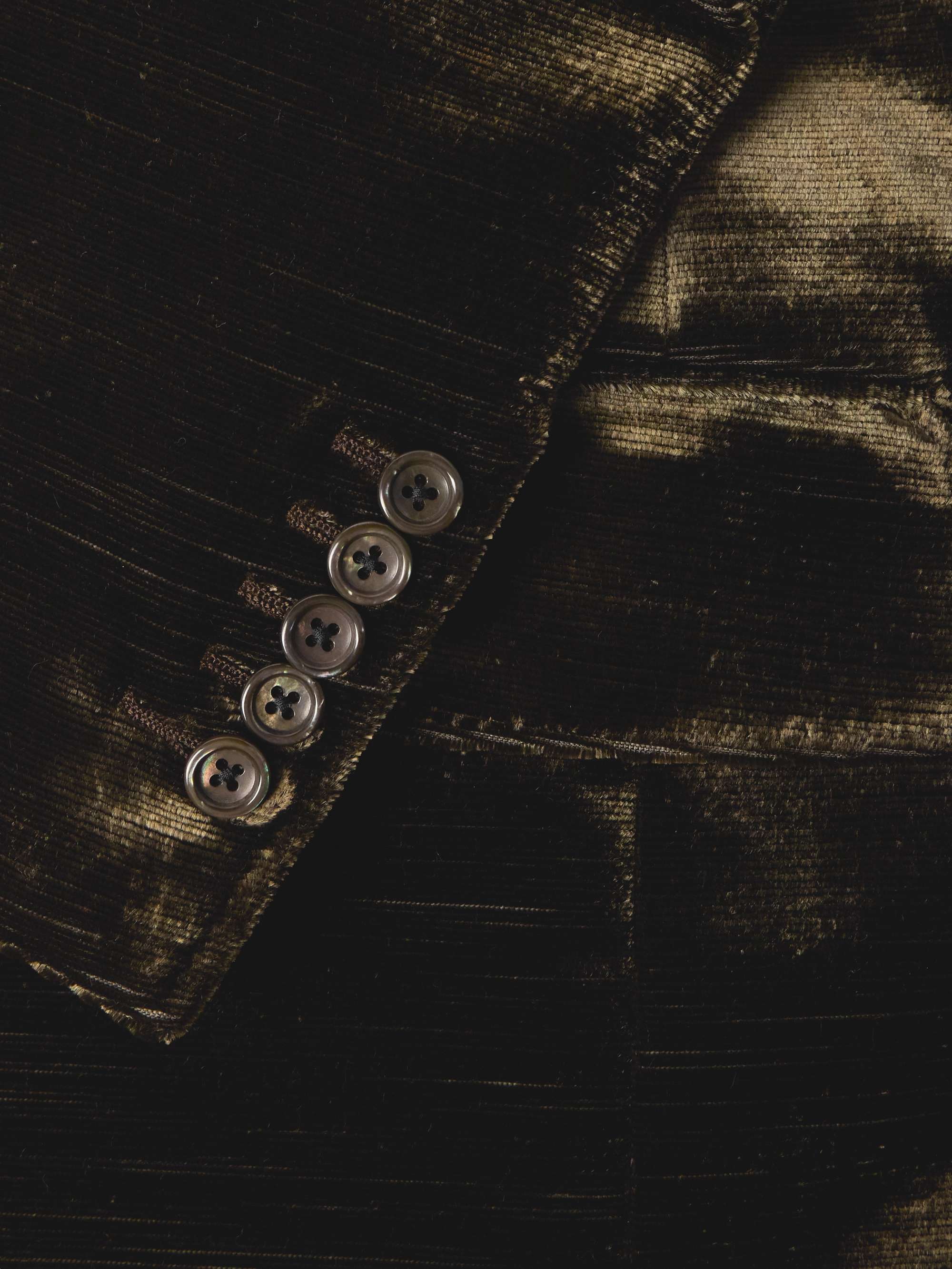 Atticus Slim-Fit Cotton-Velvet Blazer view