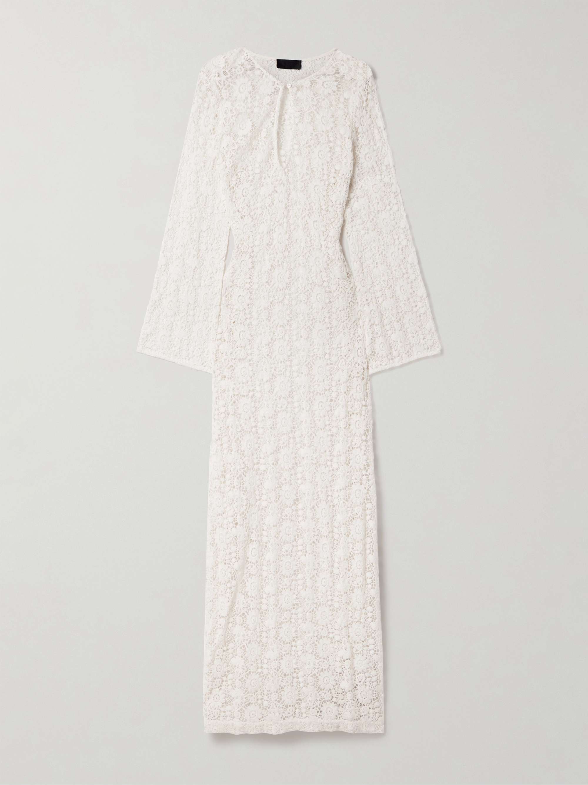 Della crocheted cotton maxi dress view
