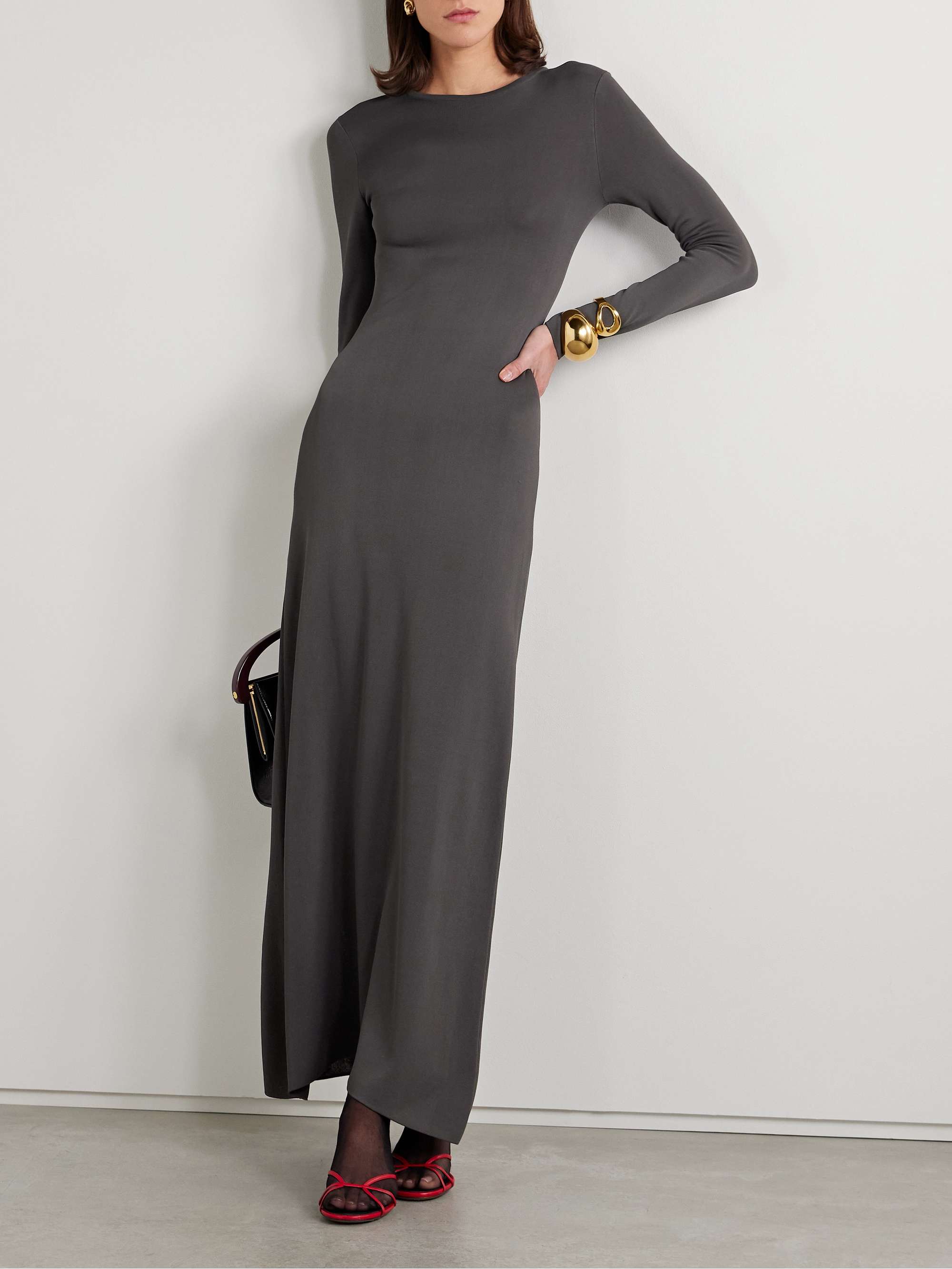 Scudder stretch-jersey maxi dress view