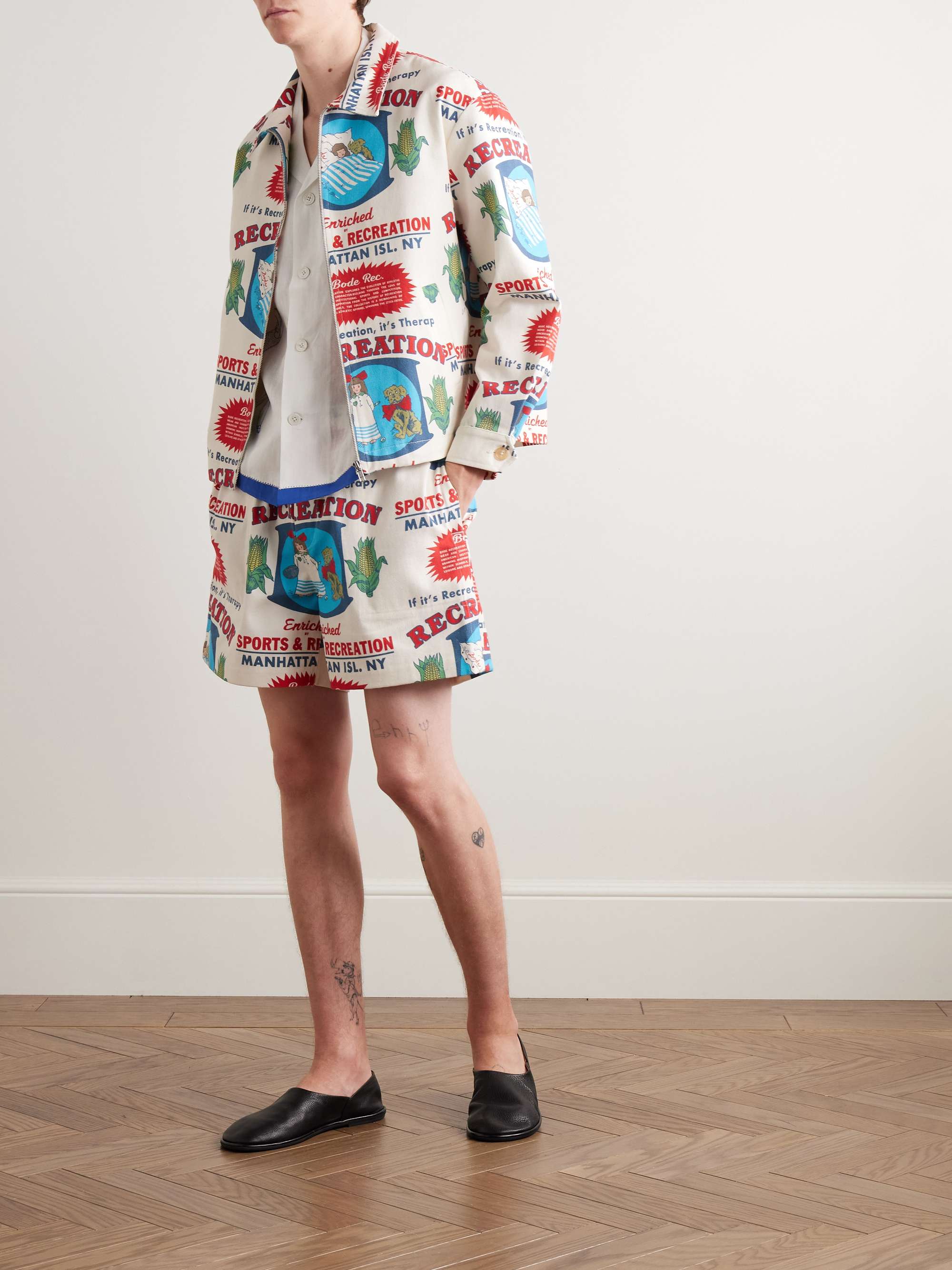 Rec. Enrichment Printed Cotton-Twill Jacket view
