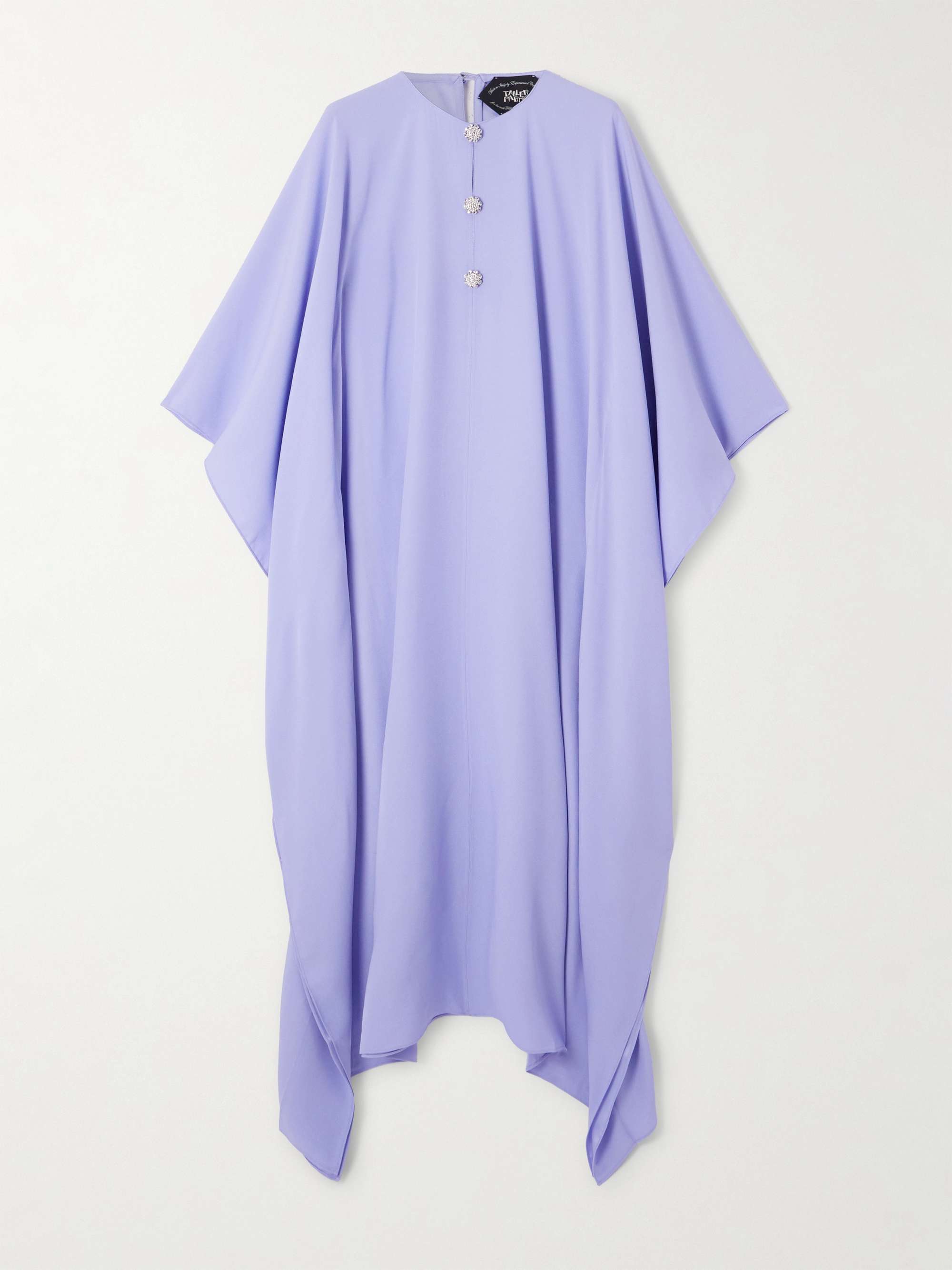 Carthage crystal-embellished crepe gown view