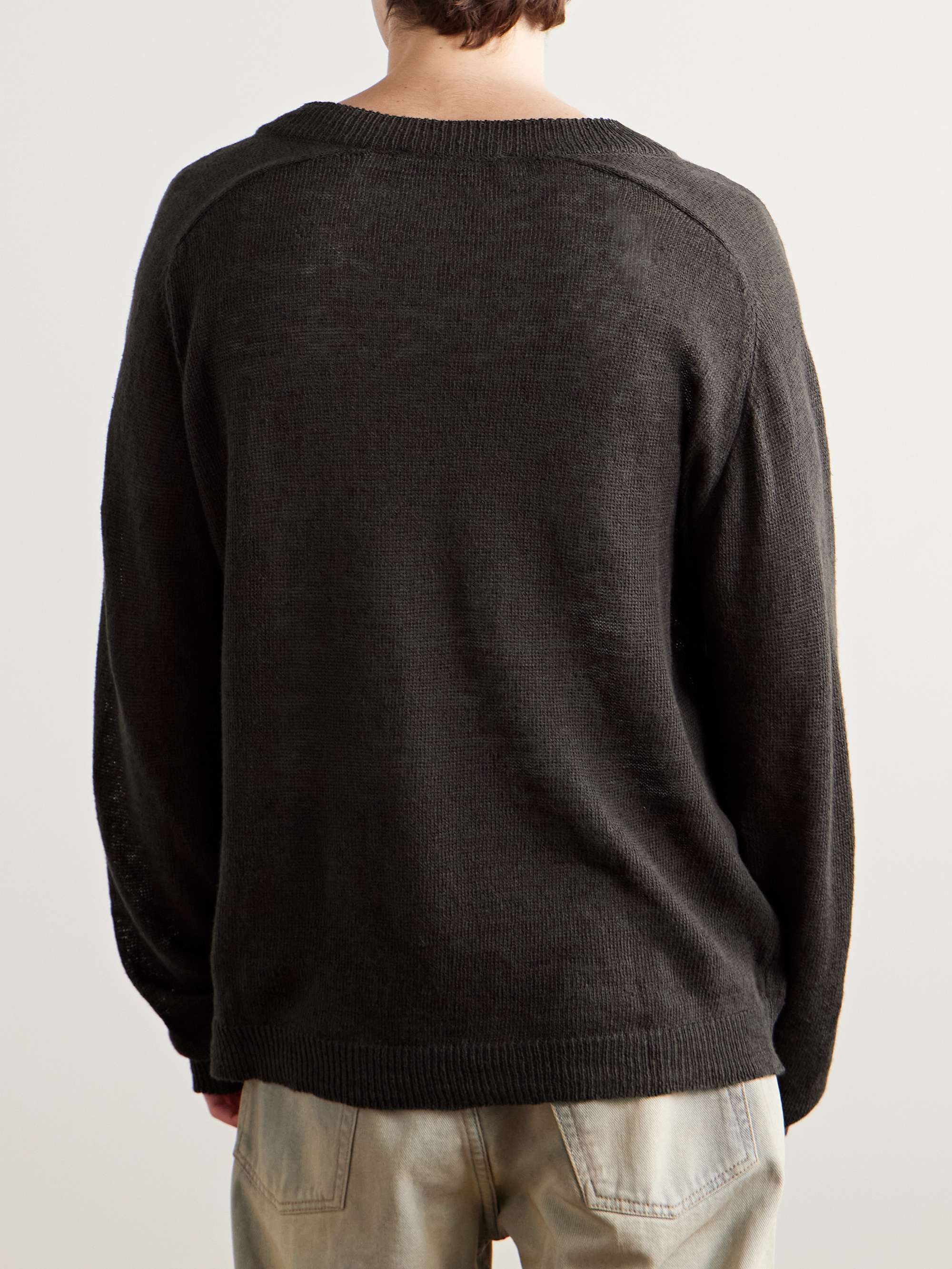Rue Linen and Cotton-Blend Sweater view