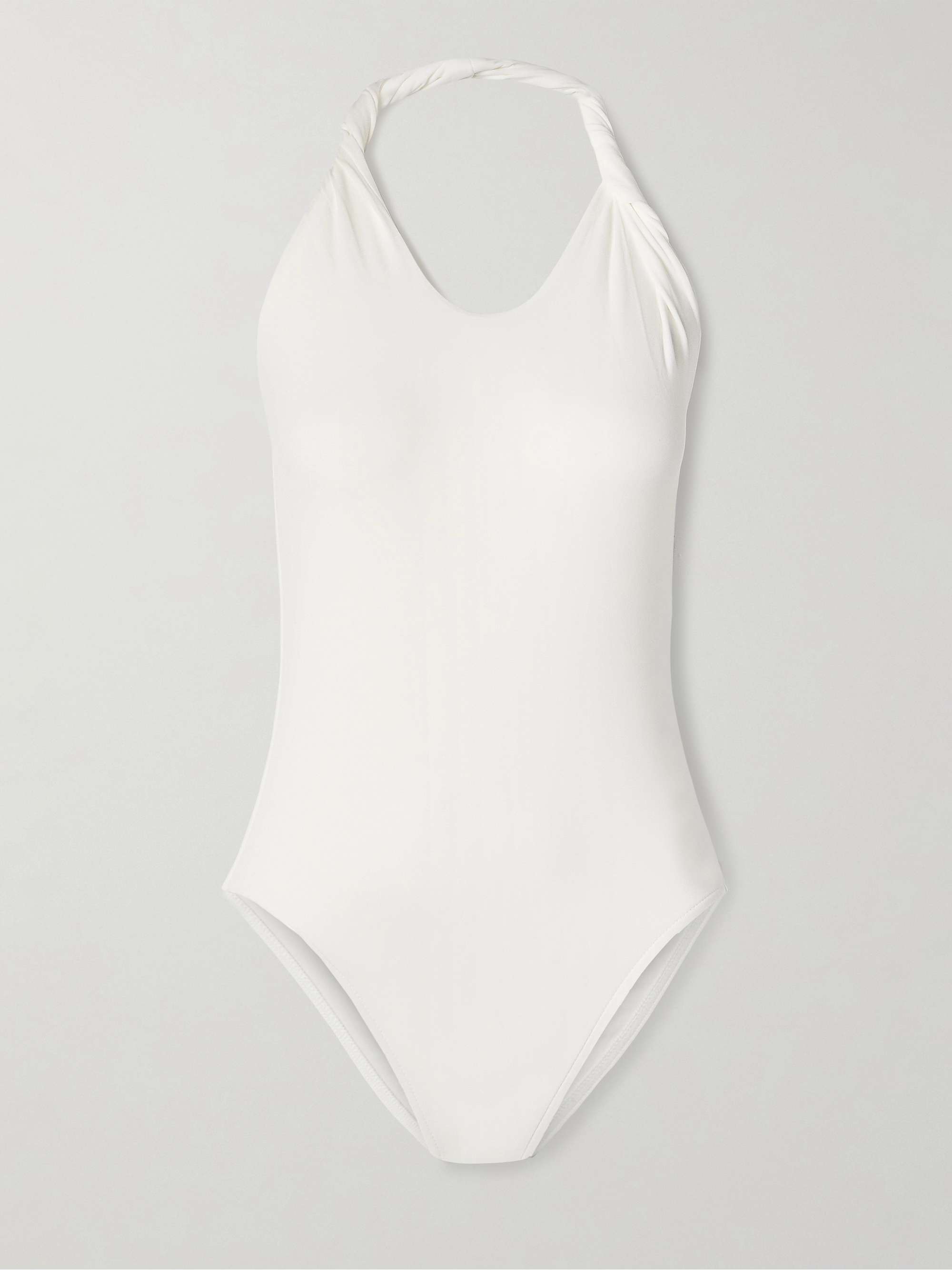 Enya twisted stretch-jersey halterneck bodysuit view