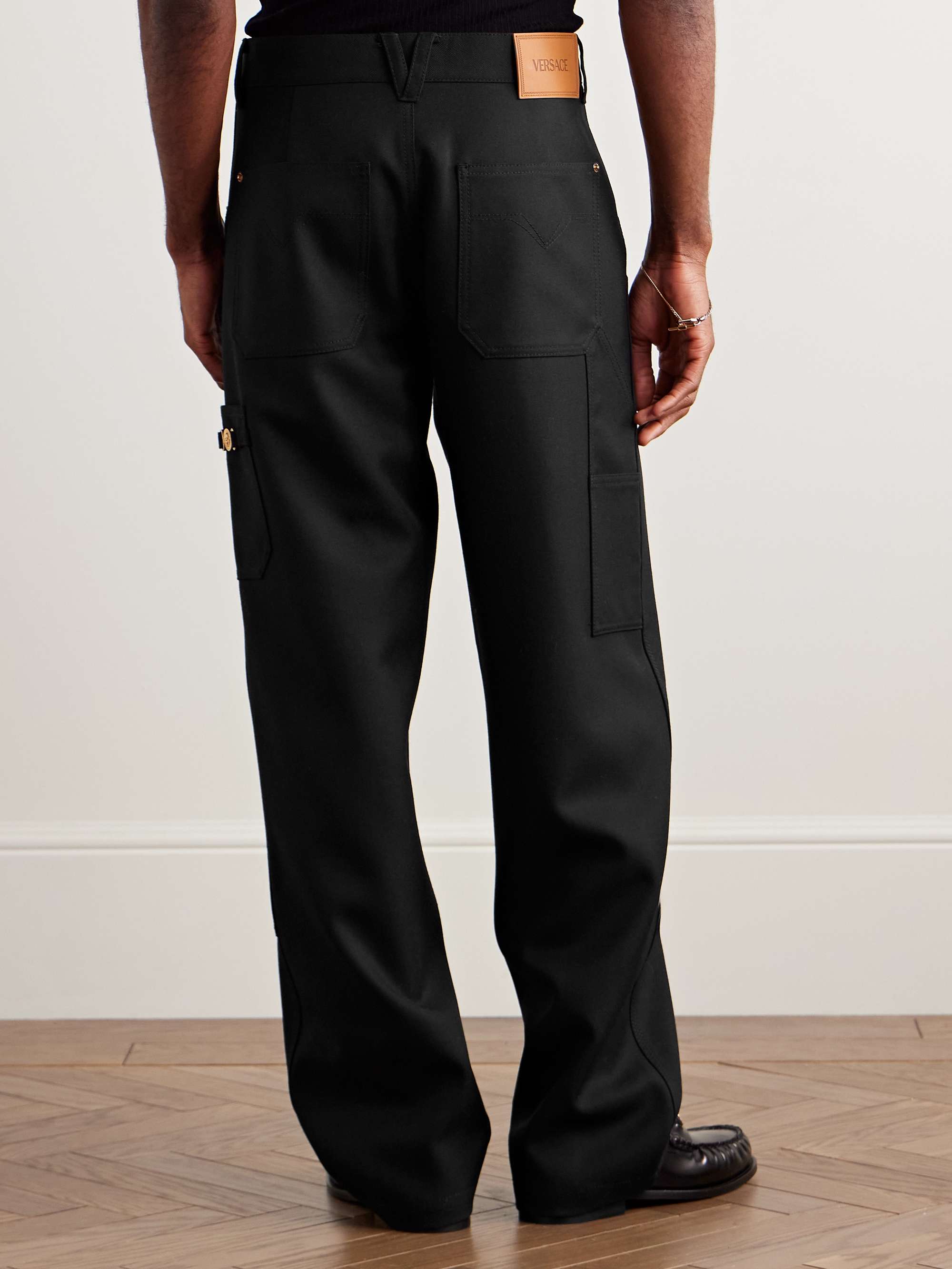 Cavallery Straight-Leg Virgin Wool-Twill Trousers view