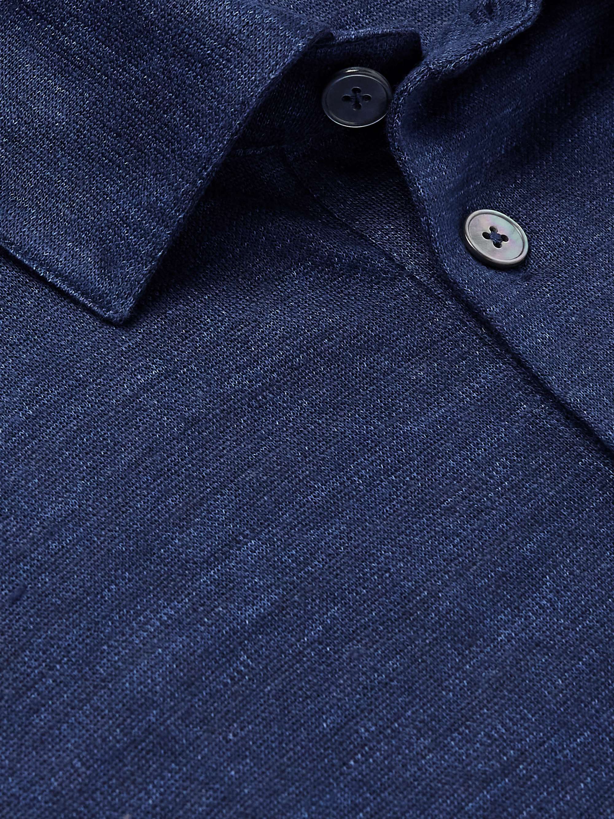 Oasi Linen Polo Shirt view