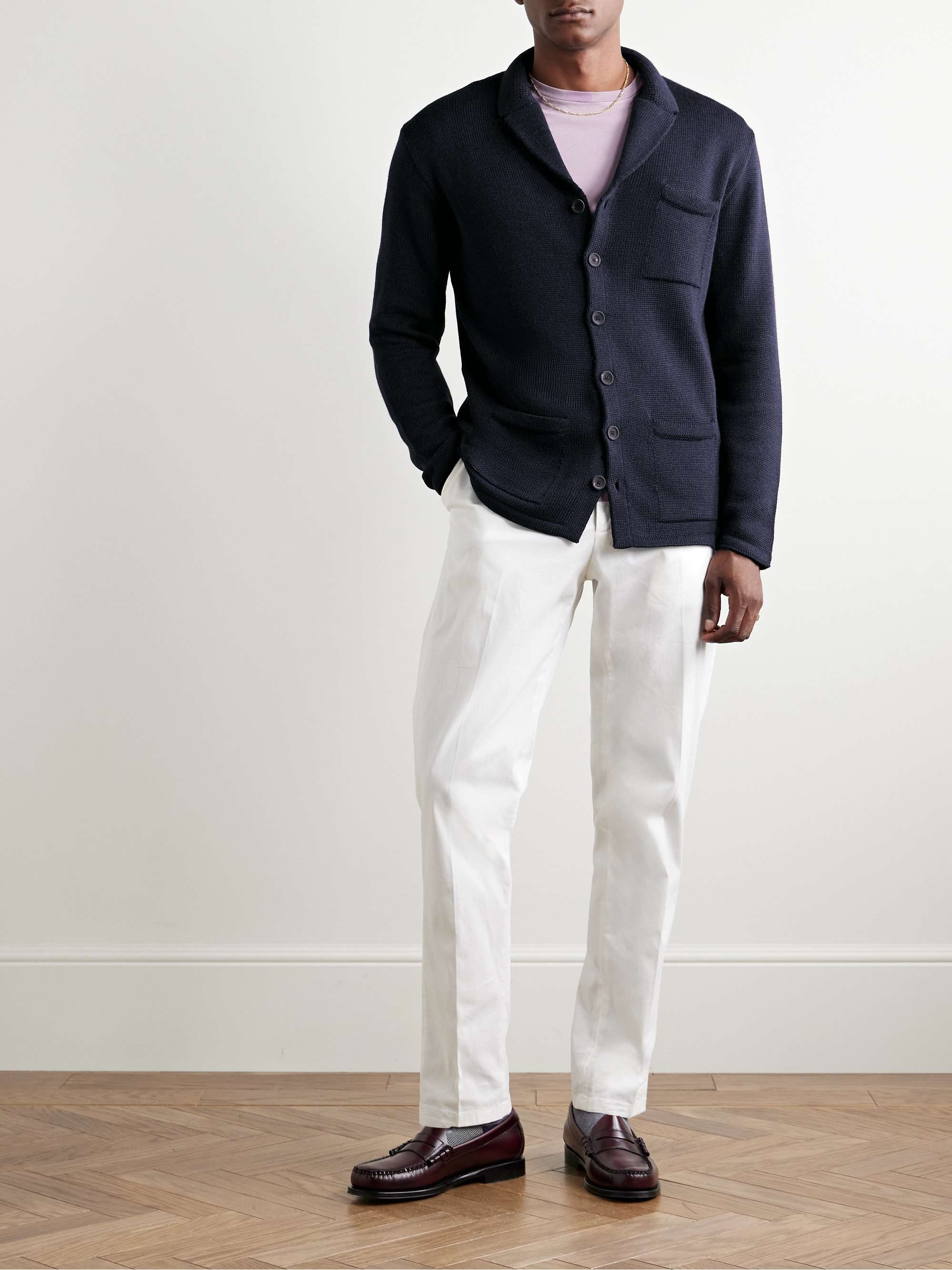 Pub Jacket Alpaca, Merino Wool, Cashmere and Silk-Blend Cardigan view