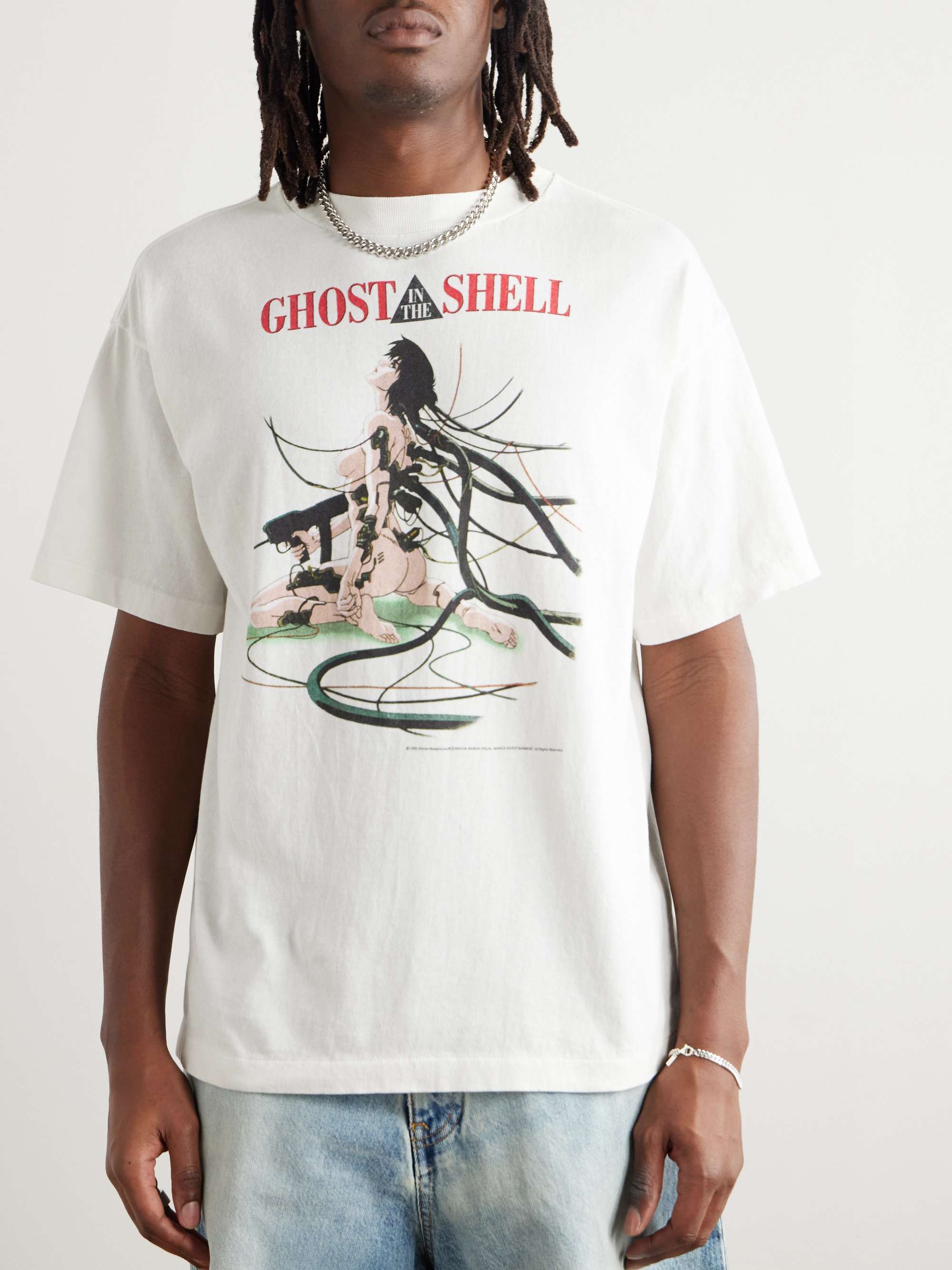 + Ghost in the Shell Printed Cotton-Jersey T-Shirt view