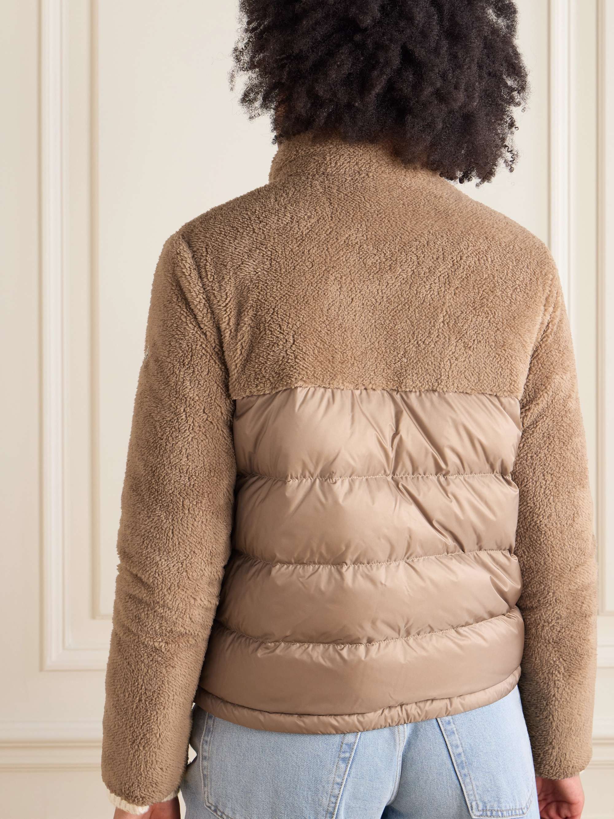Polignac fleece and quilted shell down jacket view