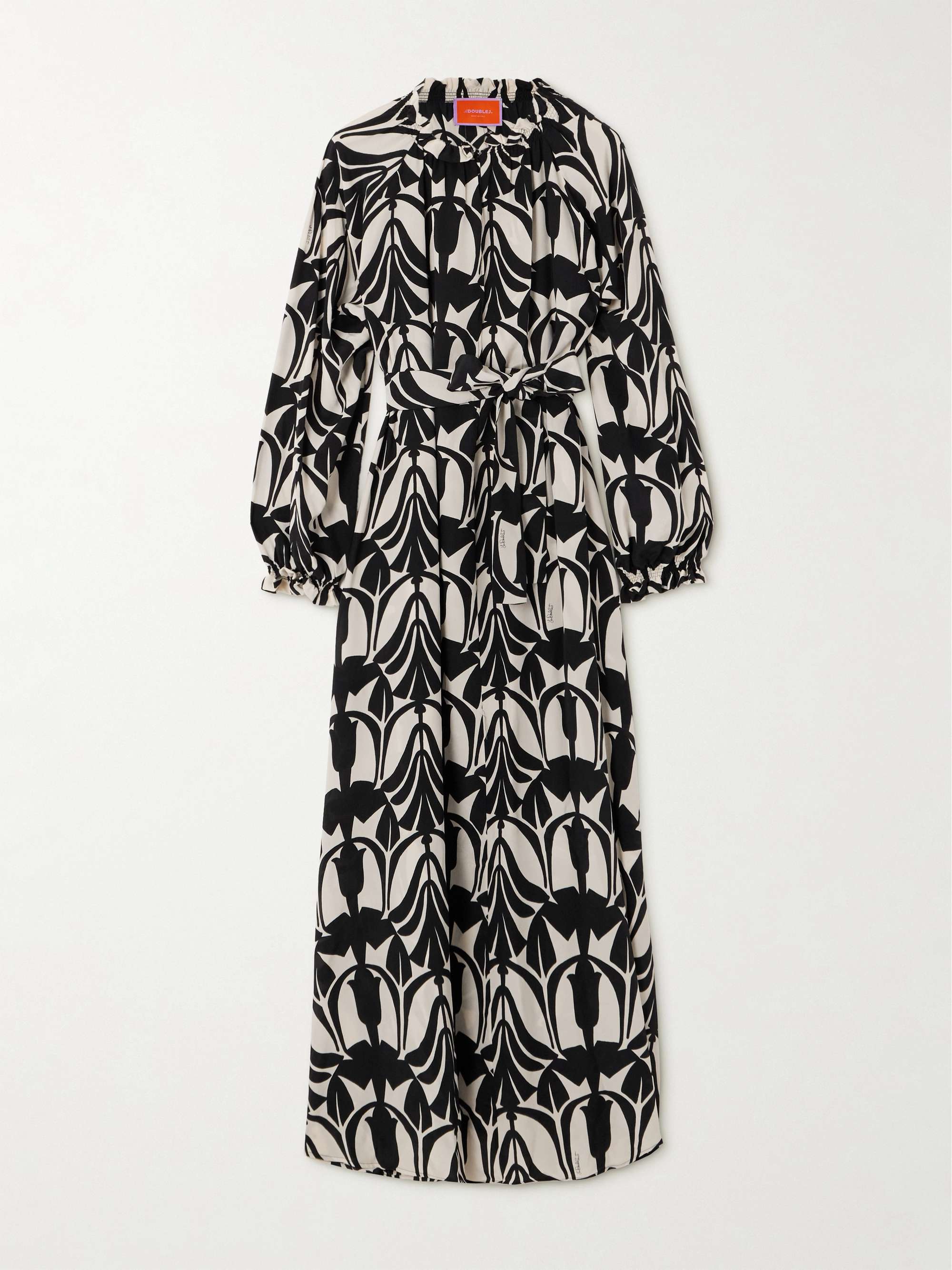 Cerere printed silk crepe de chine maxi dress view