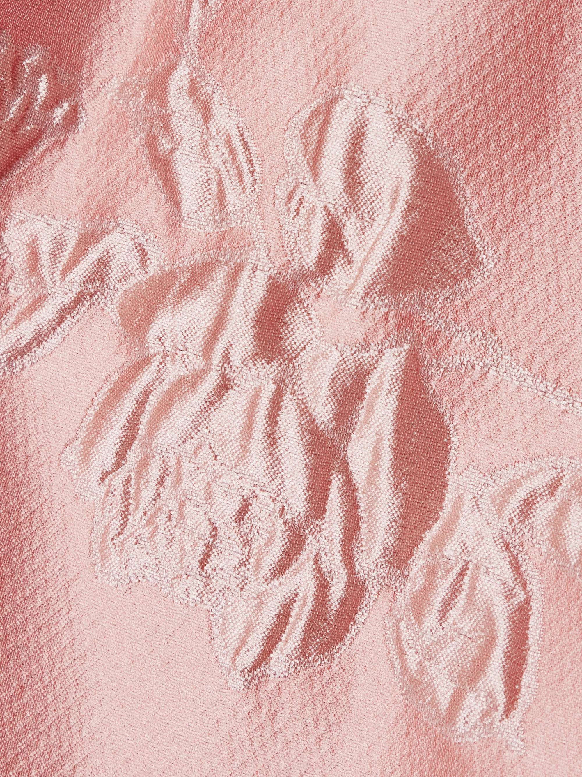 Kissa jacquard midi dress view