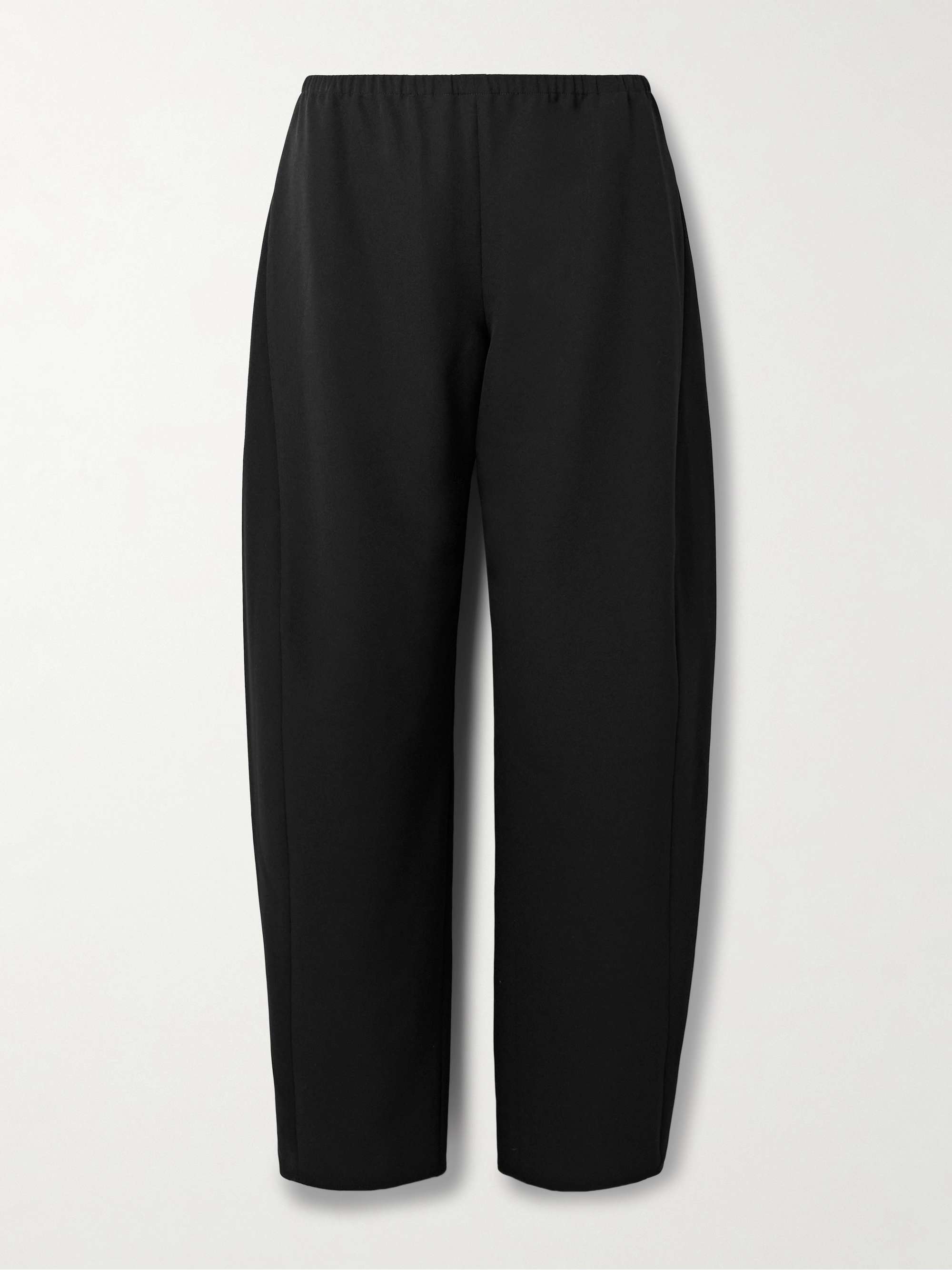 Colby recycled-crepe barrel-leg pants view