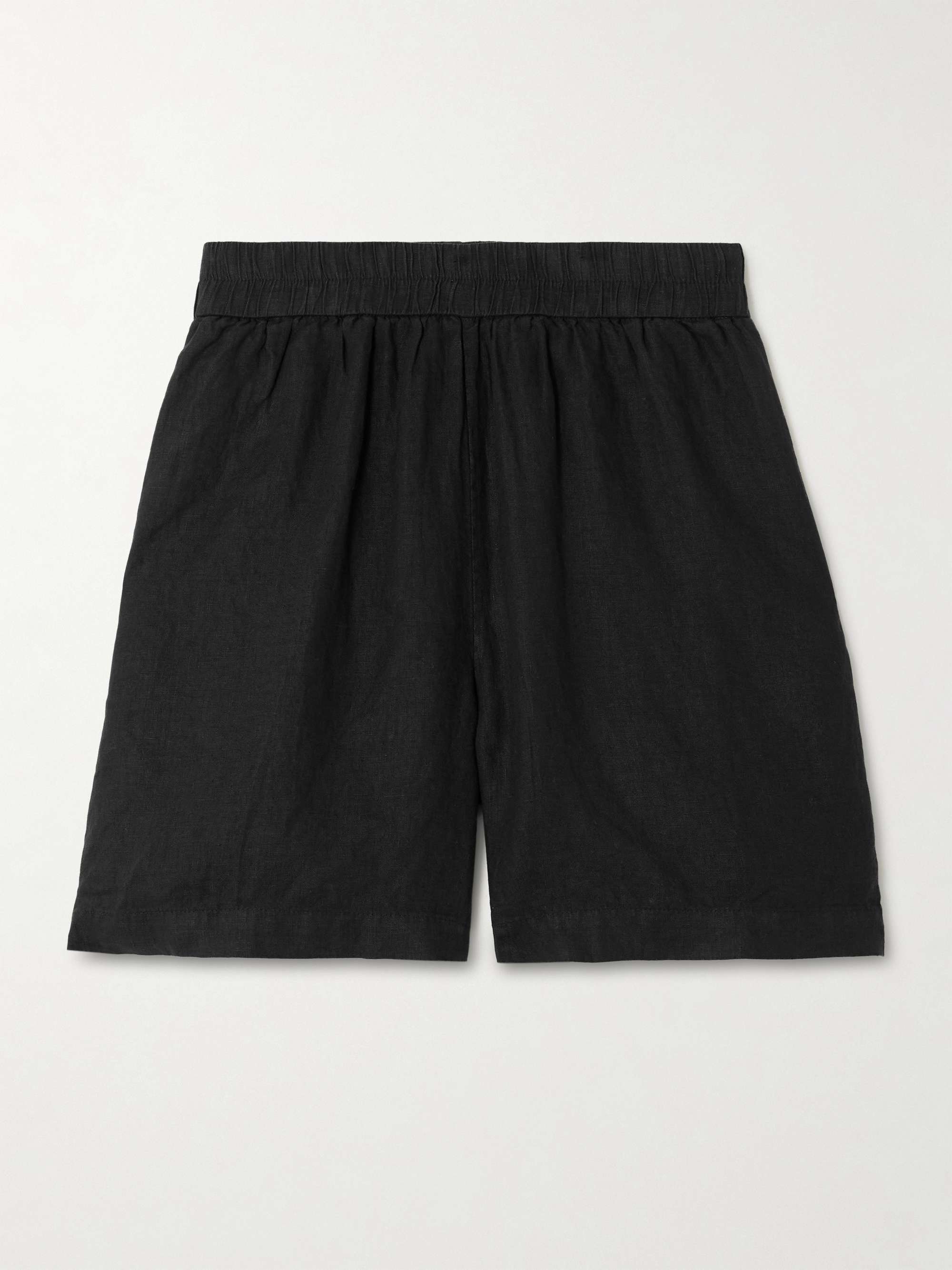 Linen-canvas shorts view