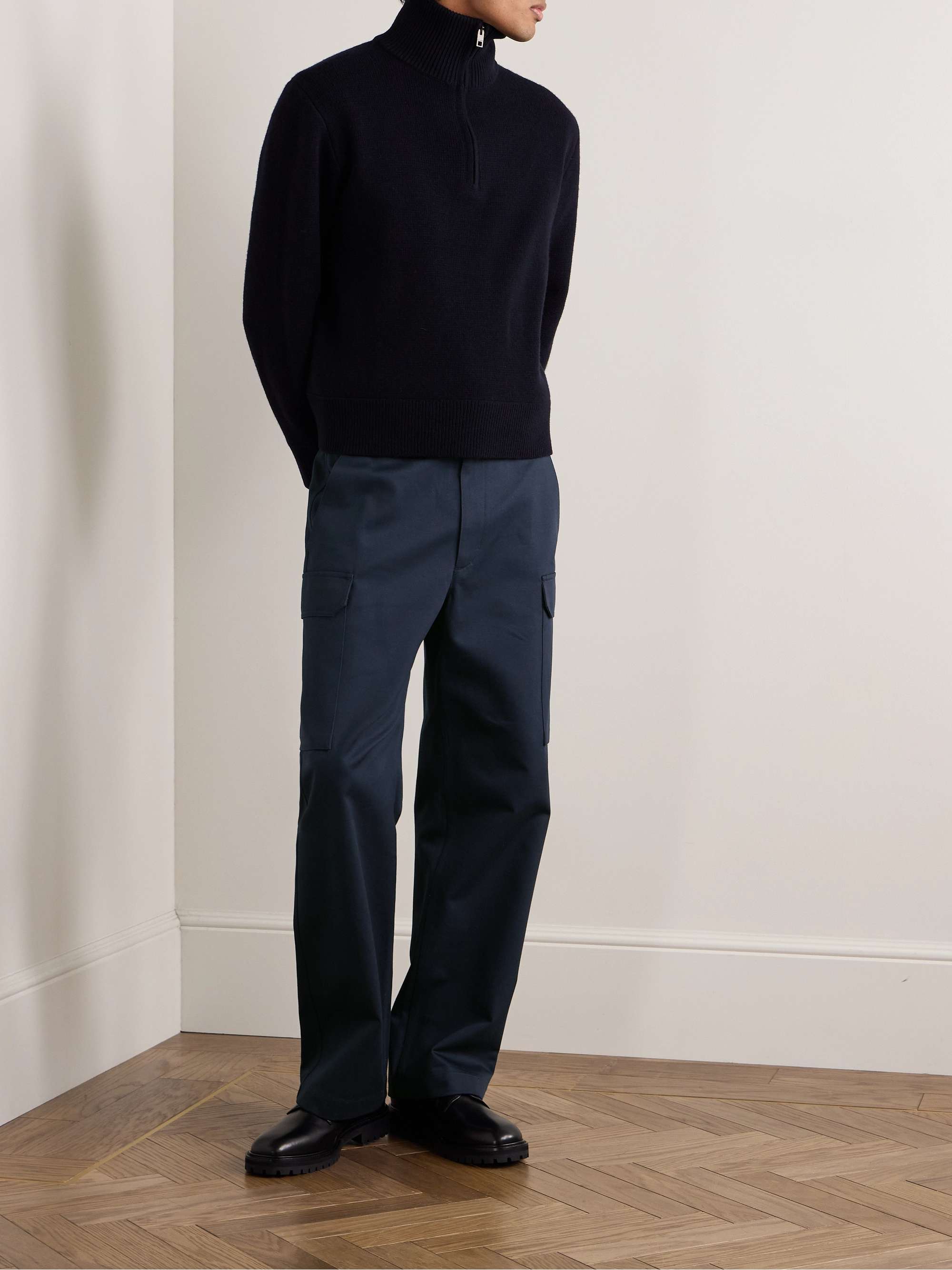 Friedman Straight-Leg Cotton-Twill Cargo Trousers view
