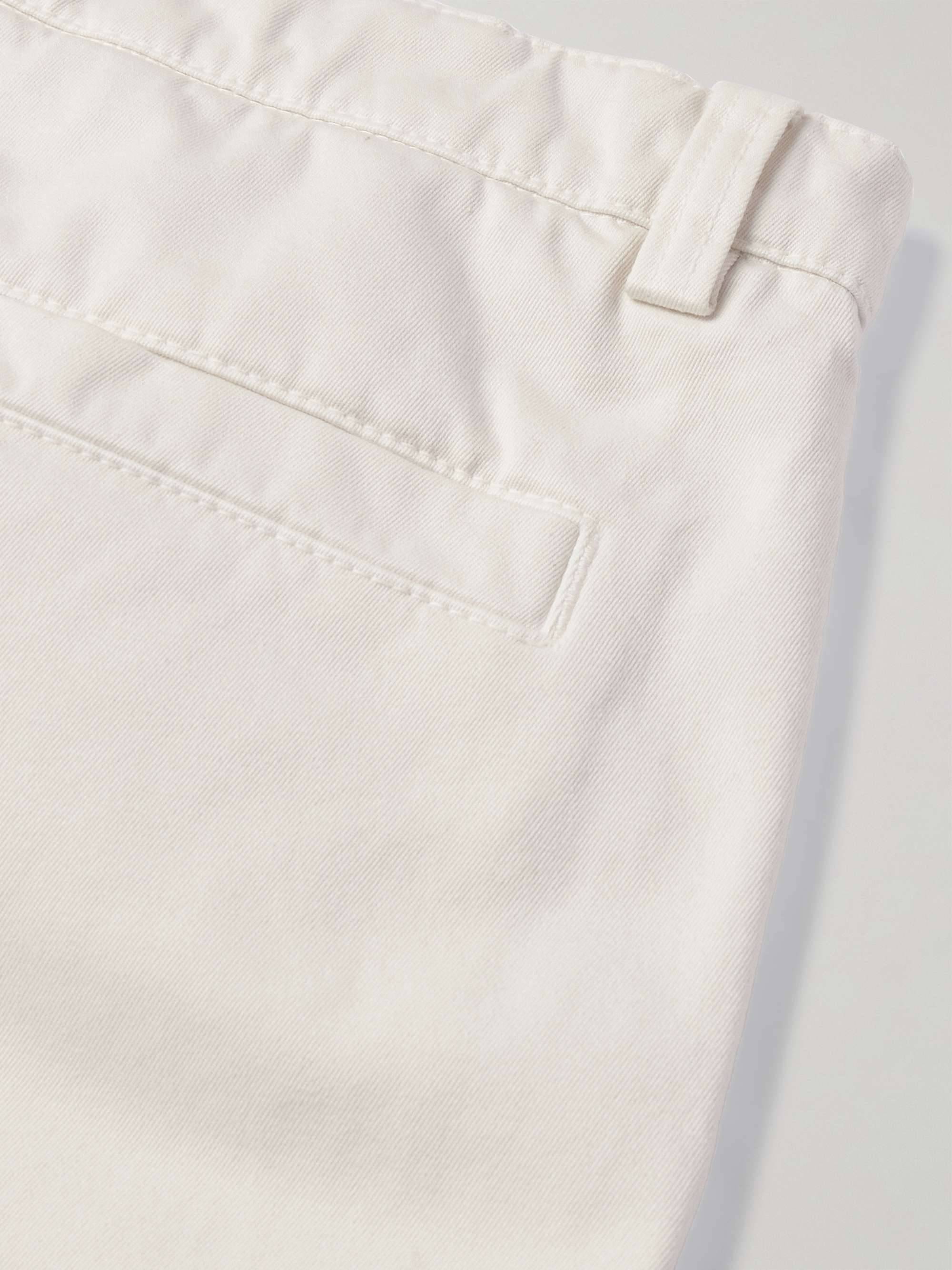 Straight-Leg Cotton-Gabardine Trousers view