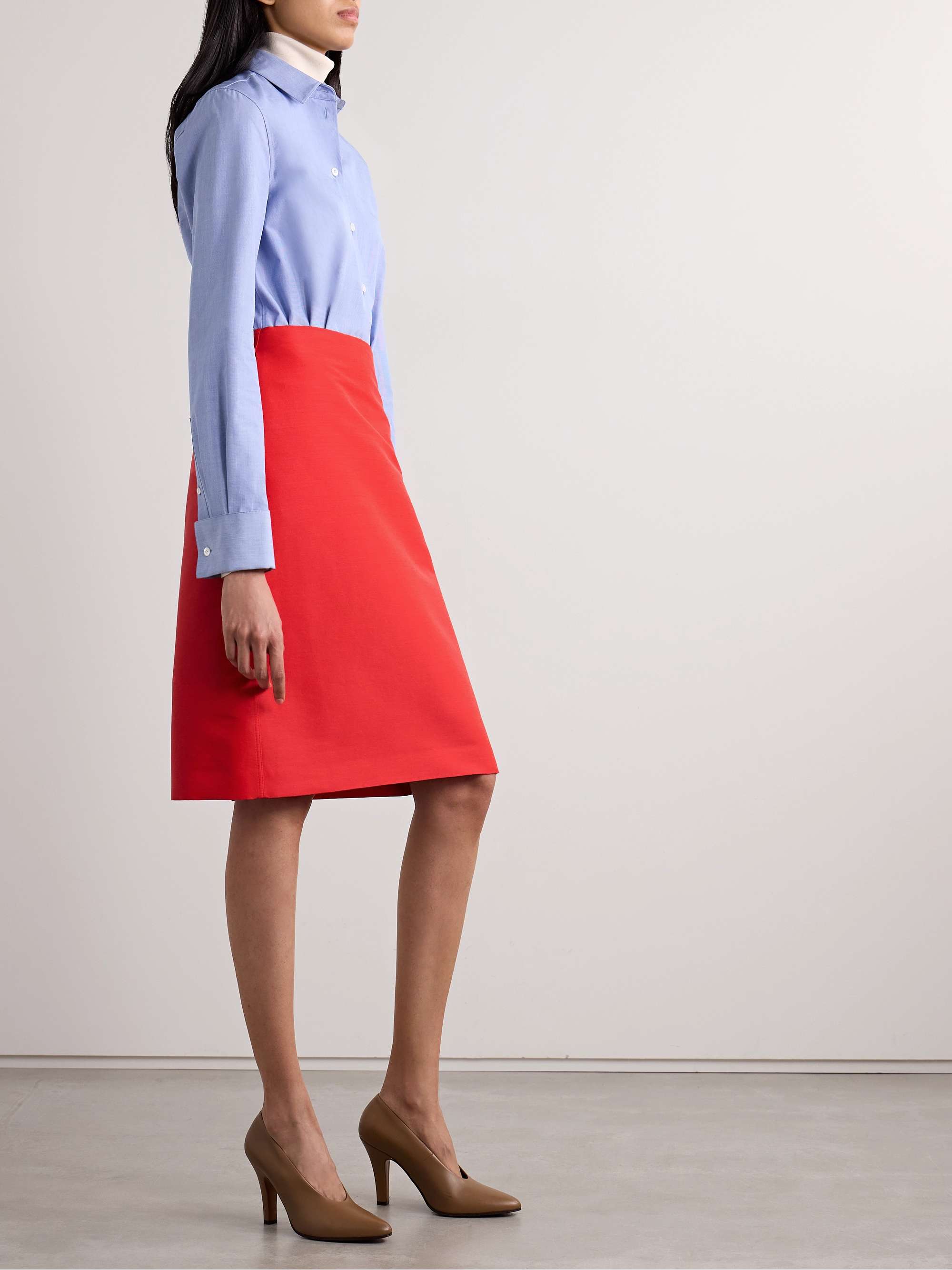 Corinna crepe skirt view