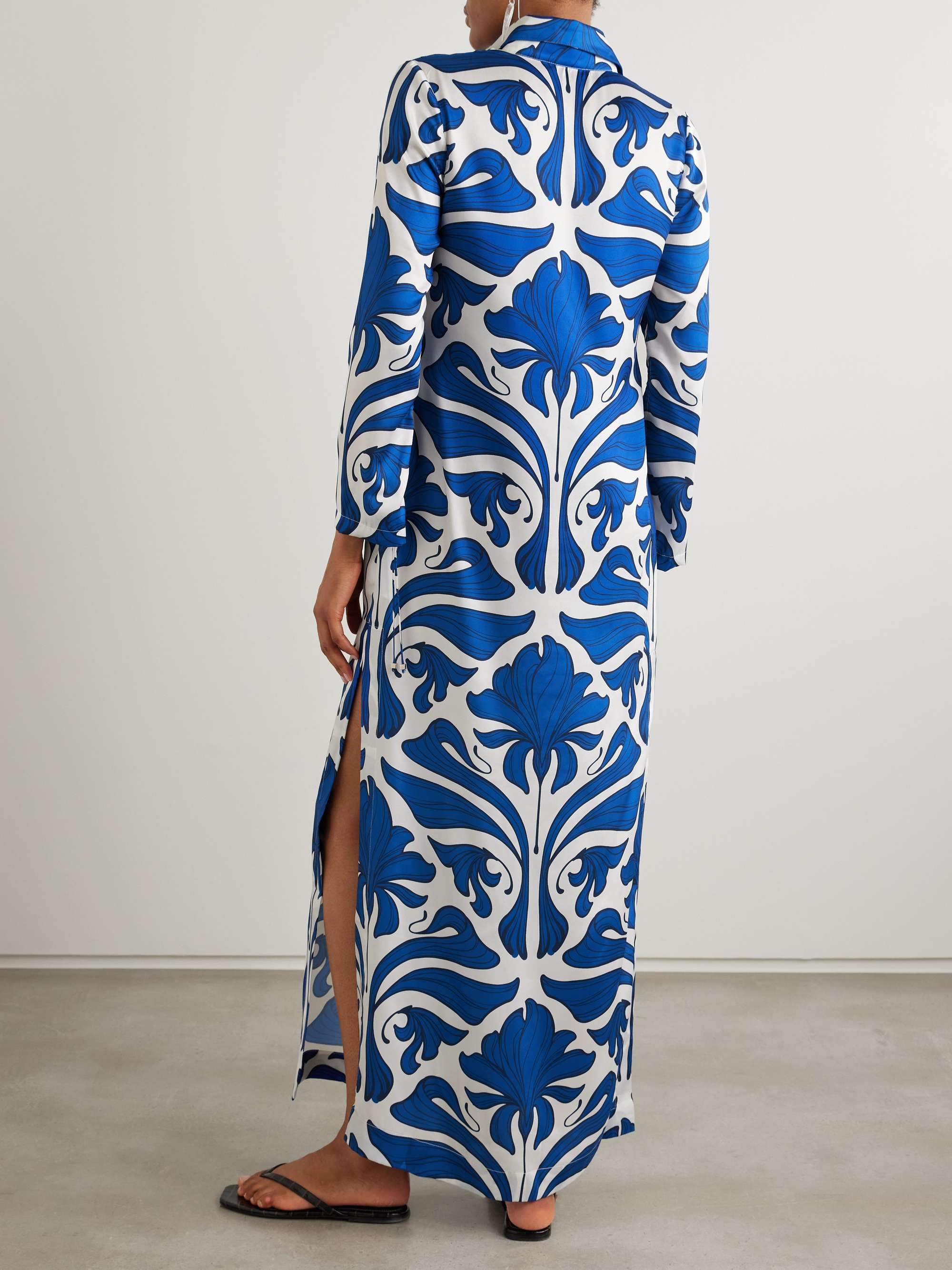 Varadero printed recycled-twill kaftan view