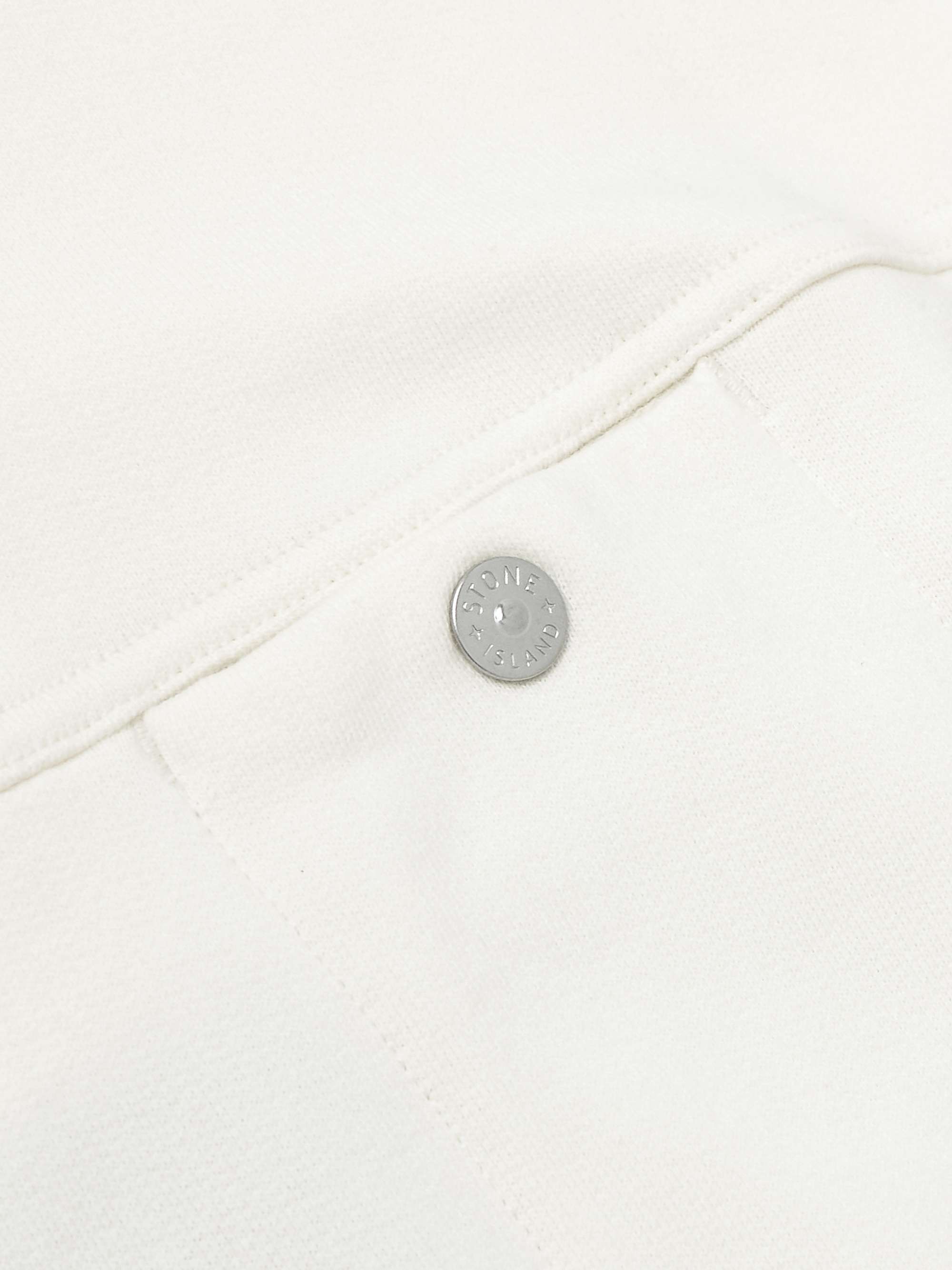 Colour-Block Logo-Embroidered Cotton-Jersey Sweatshirt view