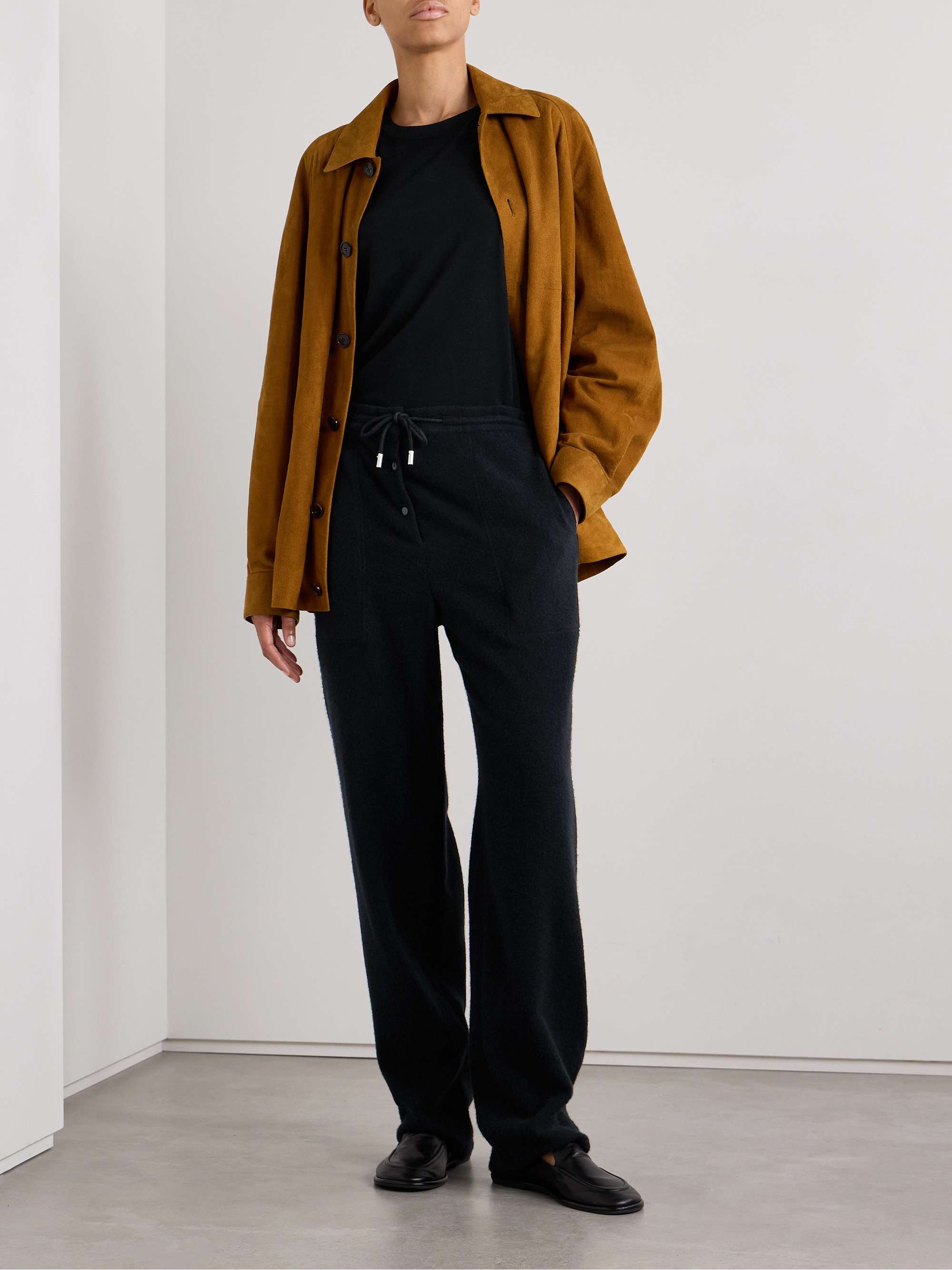Bonette cashmere straight-leg pants view
