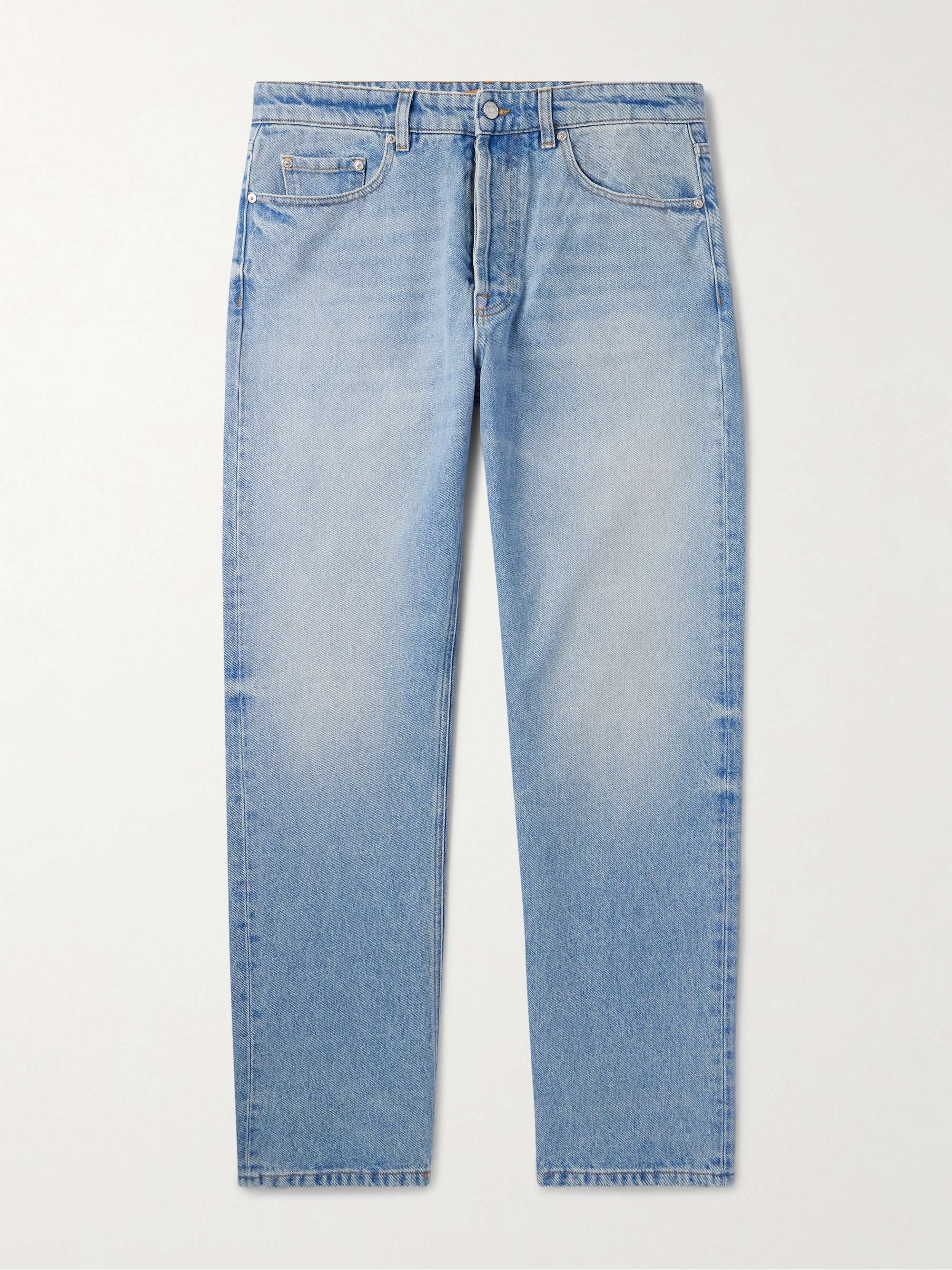 Straight-Leg Embroidered Jeans view