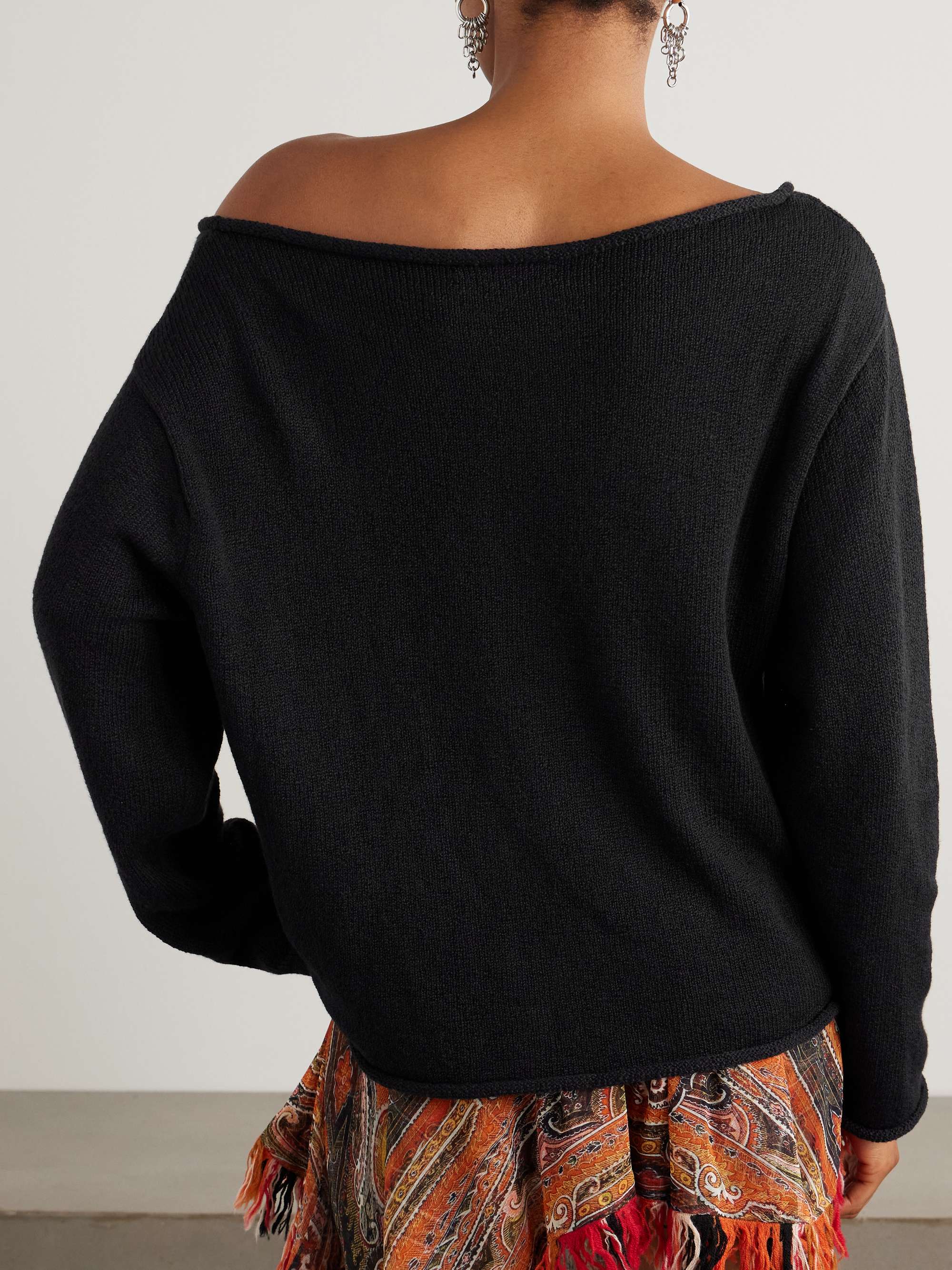 Nora Lite oversized cotton sweater view