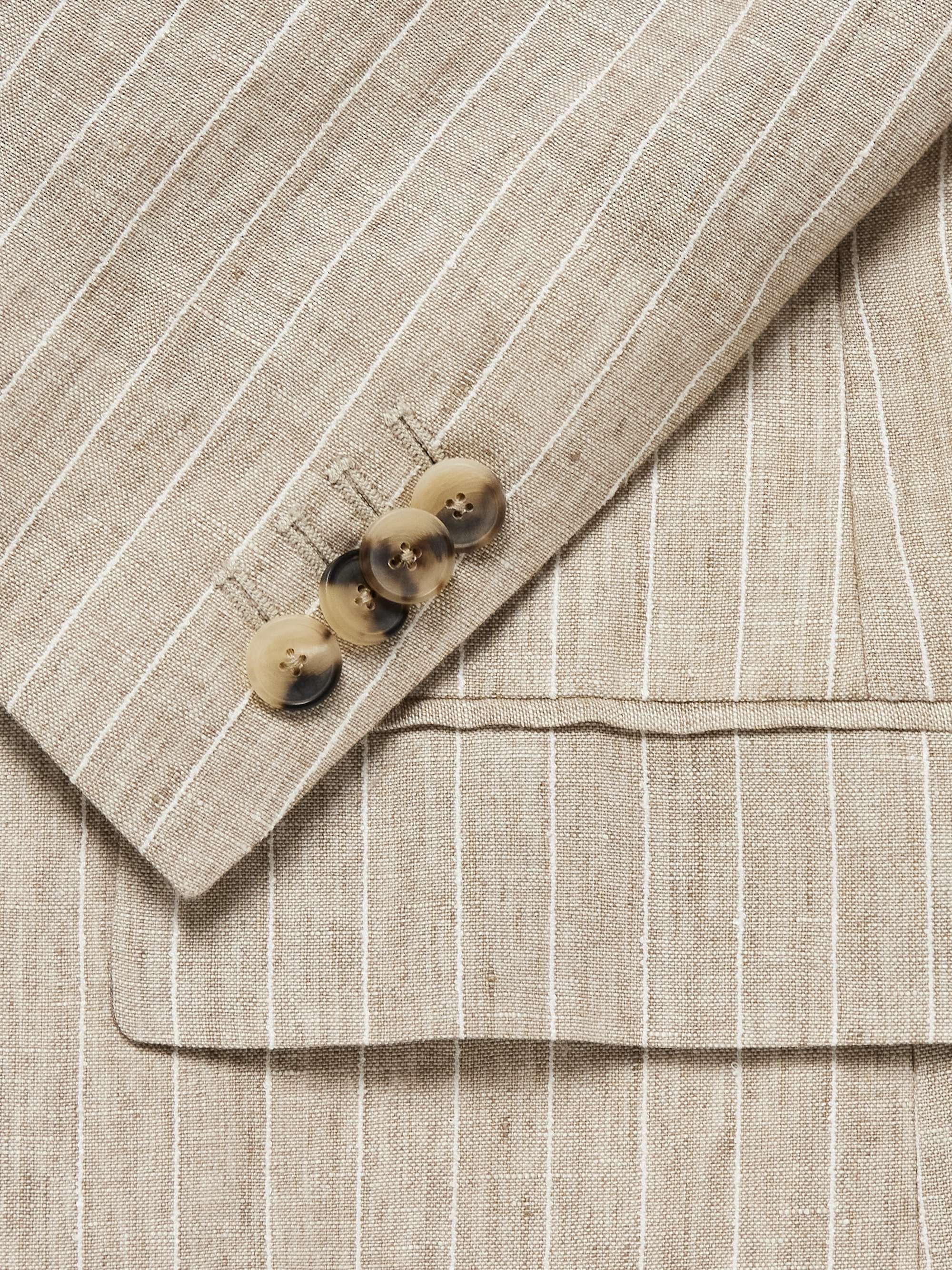 Striped Linen Suit Jacket view