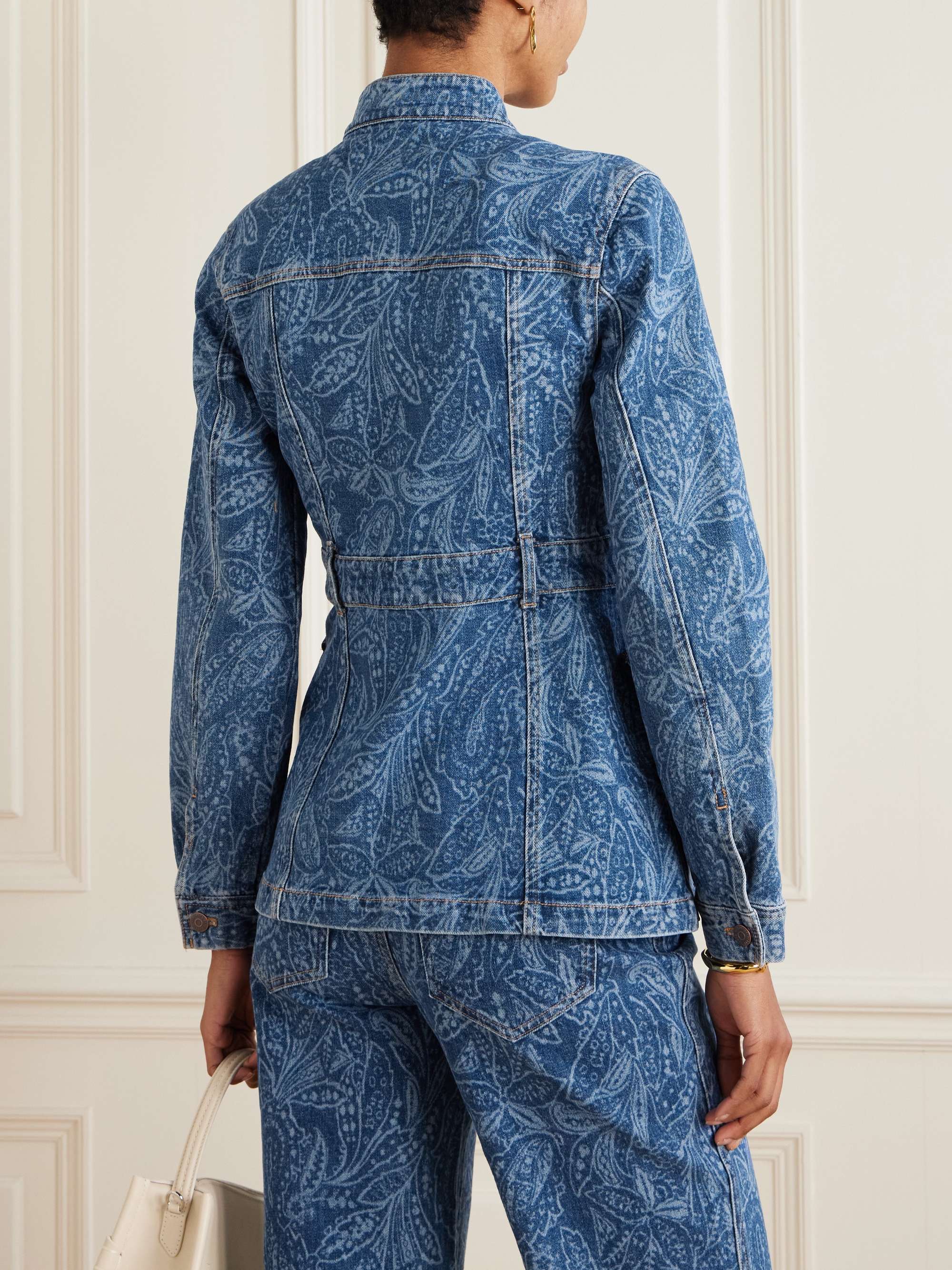 Tika bleached denim jacket view