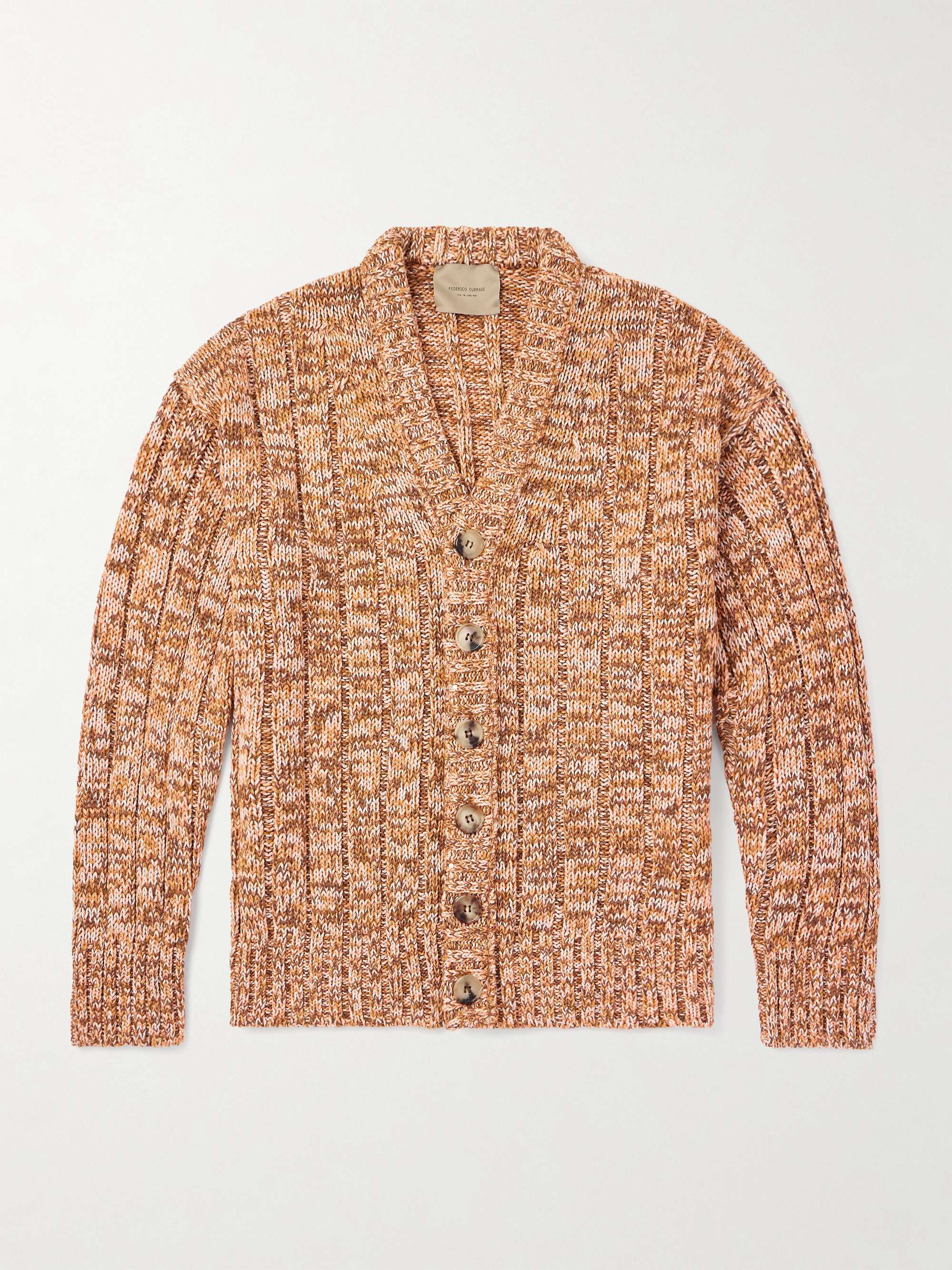 Ribbed Mulberry Silk Cardigan view