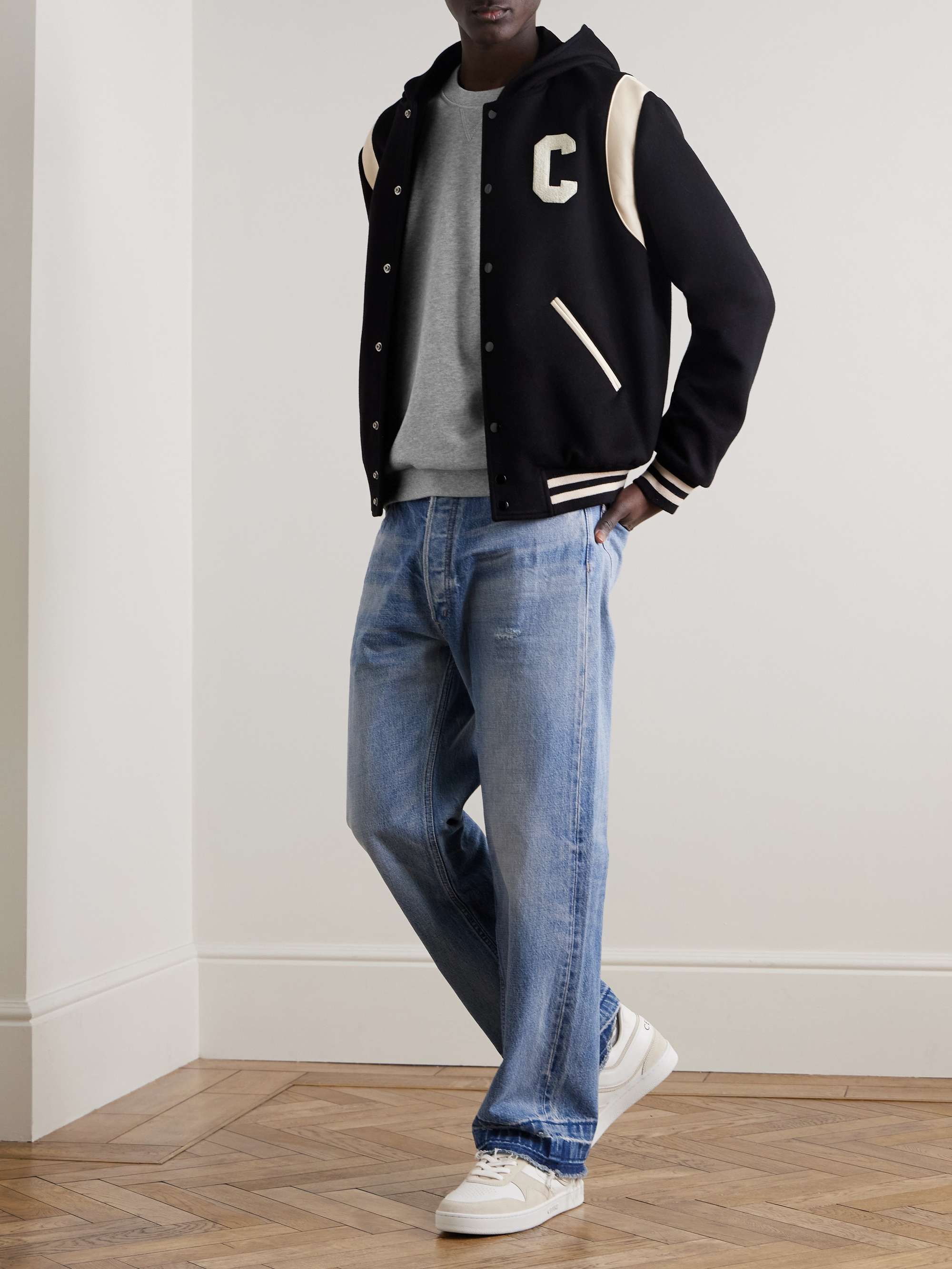 Logo-Print Stretch-Cotton Jersey Sweatshirt view