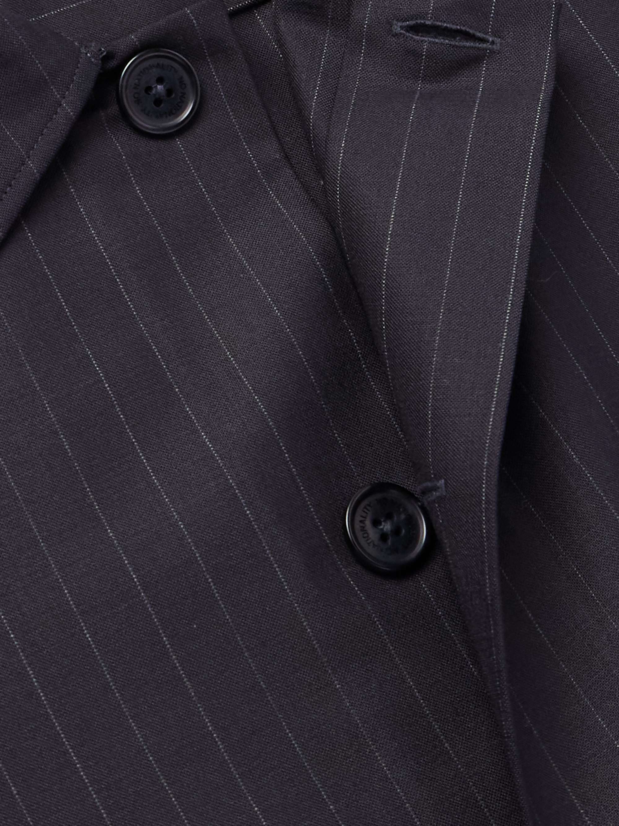 Zander 1088 Pinstriped Recycled Woven Shirt view