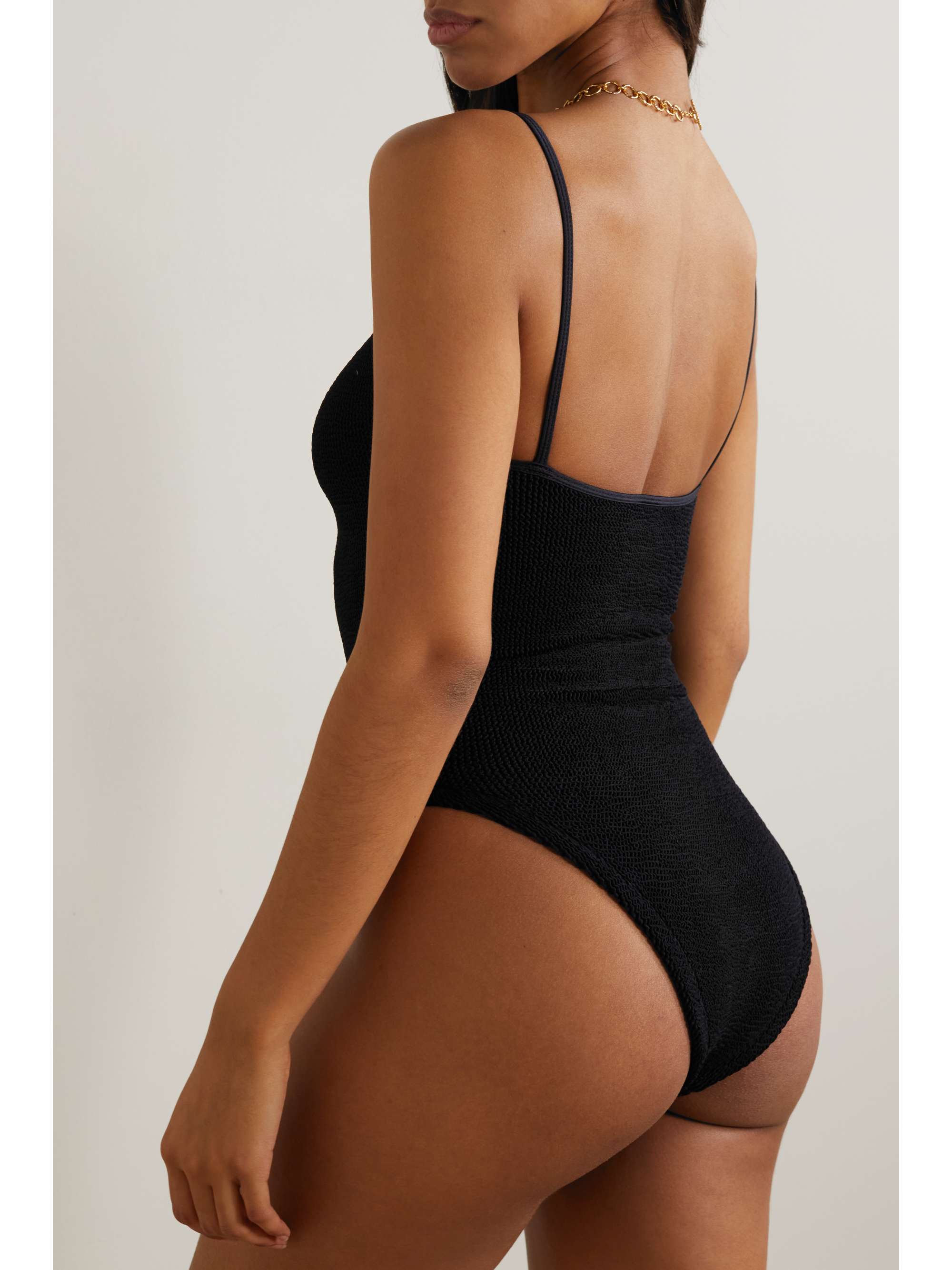 + NET SUSTAIN Pamela seersucker swimsuit view