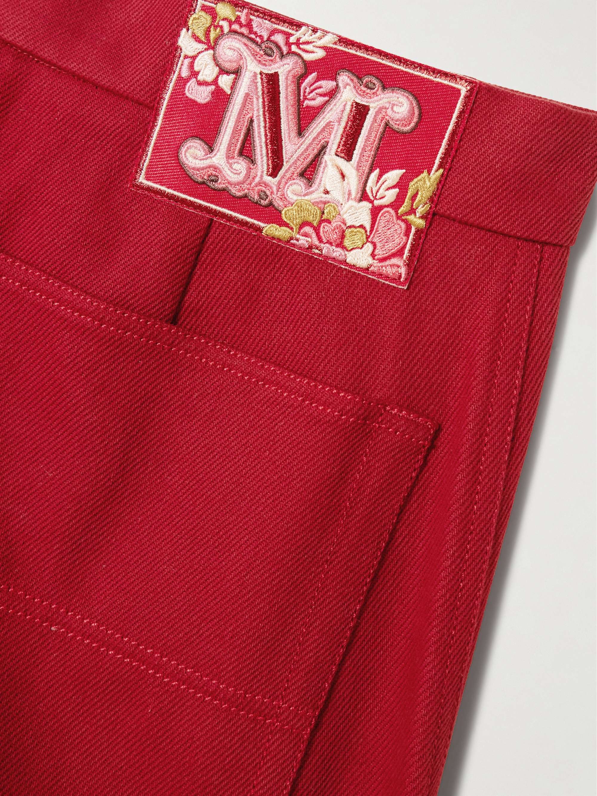 Ruggero cotton-twill wide-leg pants view