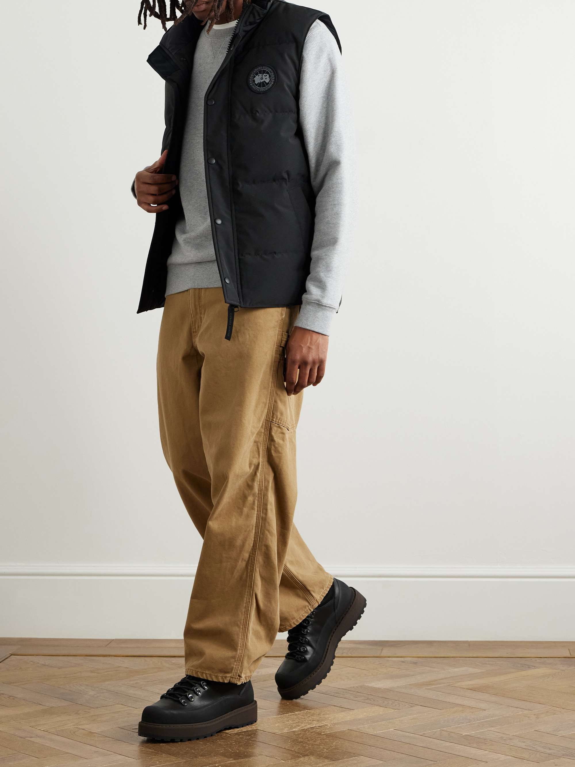 Black Label Garson Quilted Shell Down Gilet view