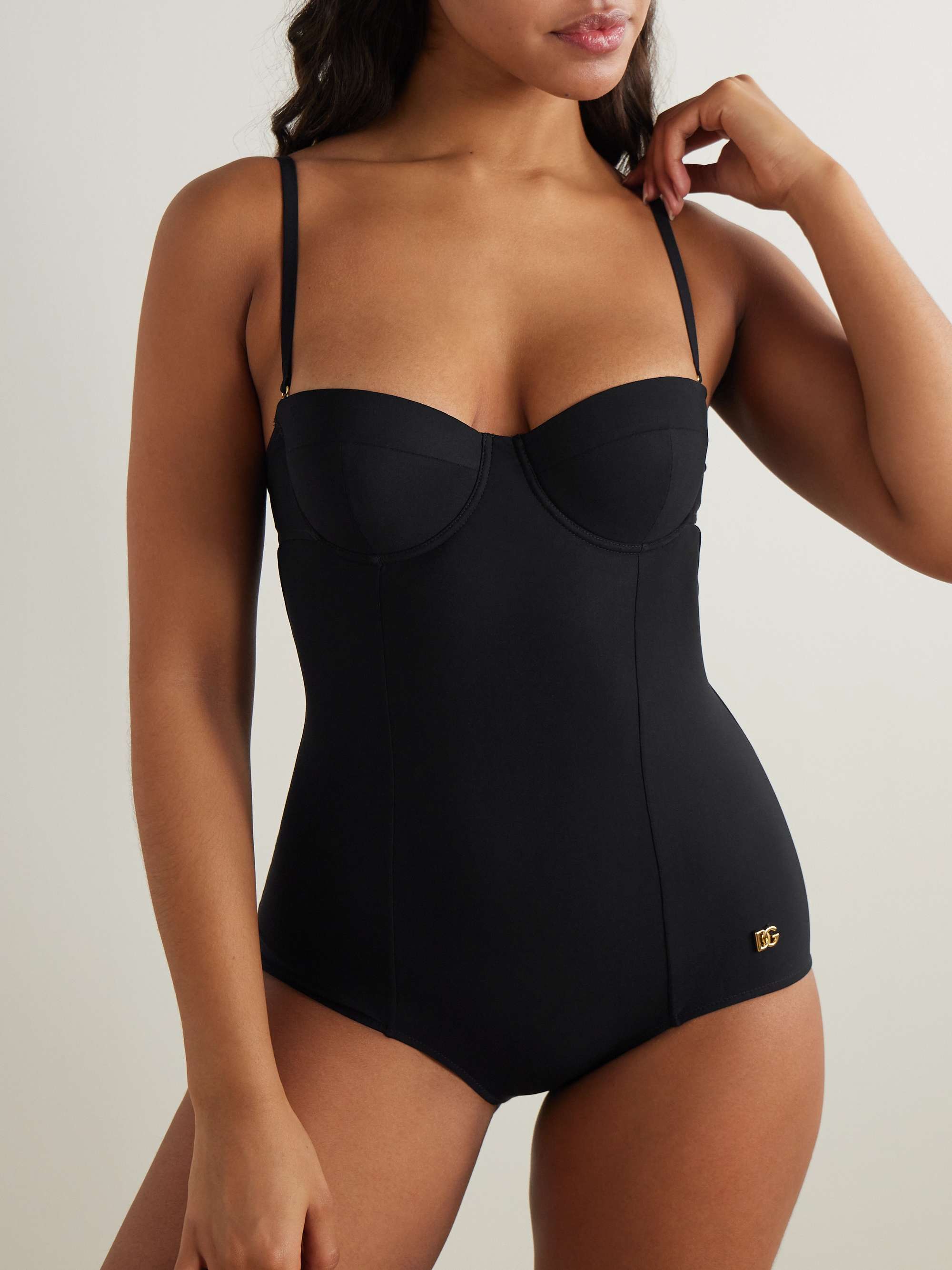 Cutout underwired swimsuit view